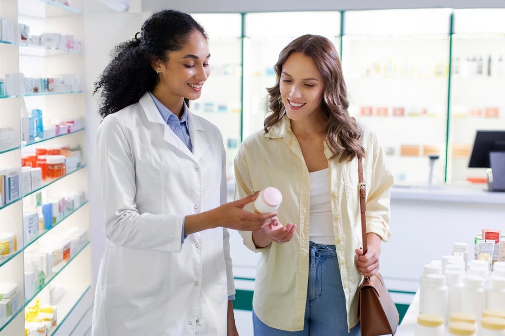 Doctor reviewing safe peptide therapy options