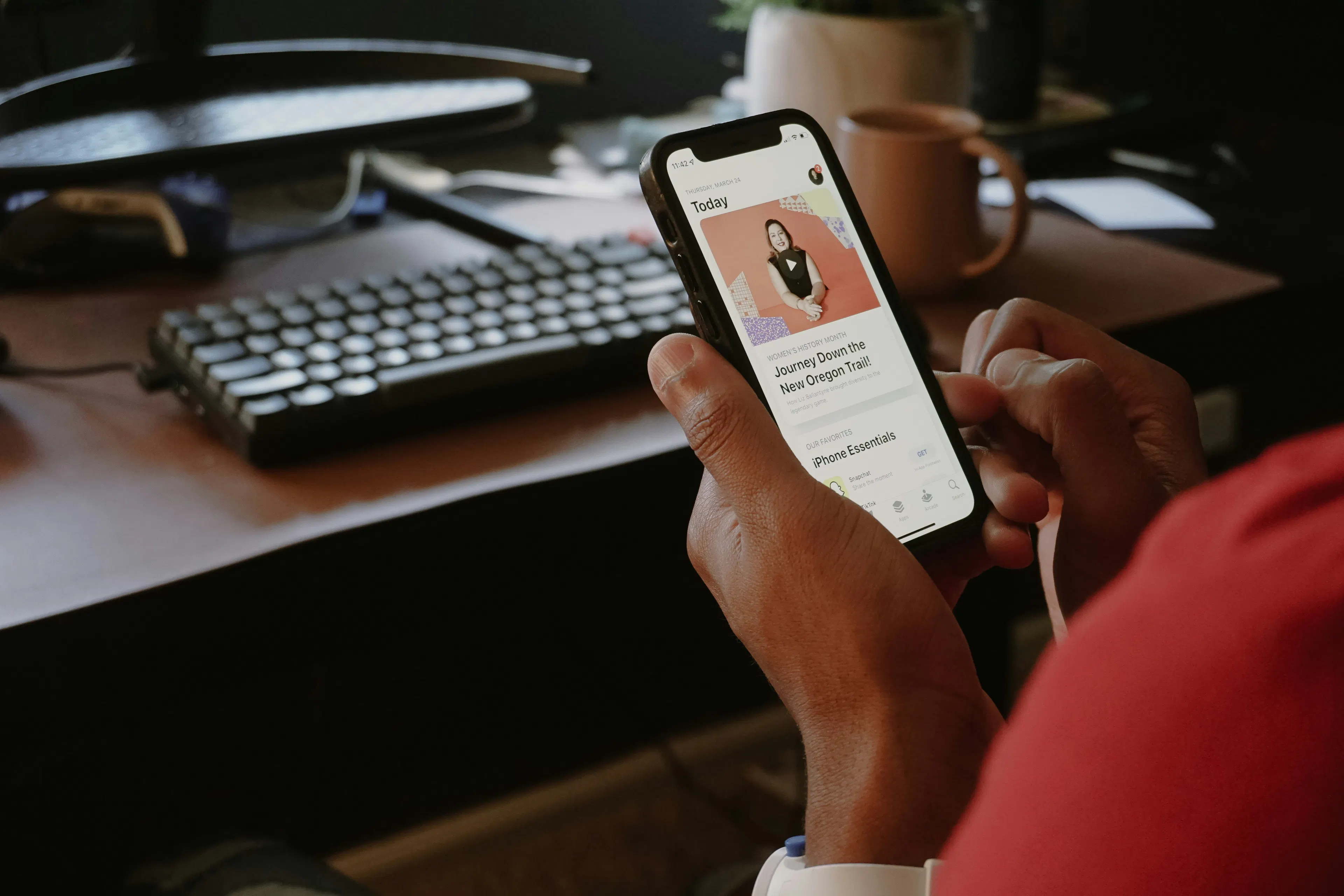 An image of a person selecting a metabolic health provider