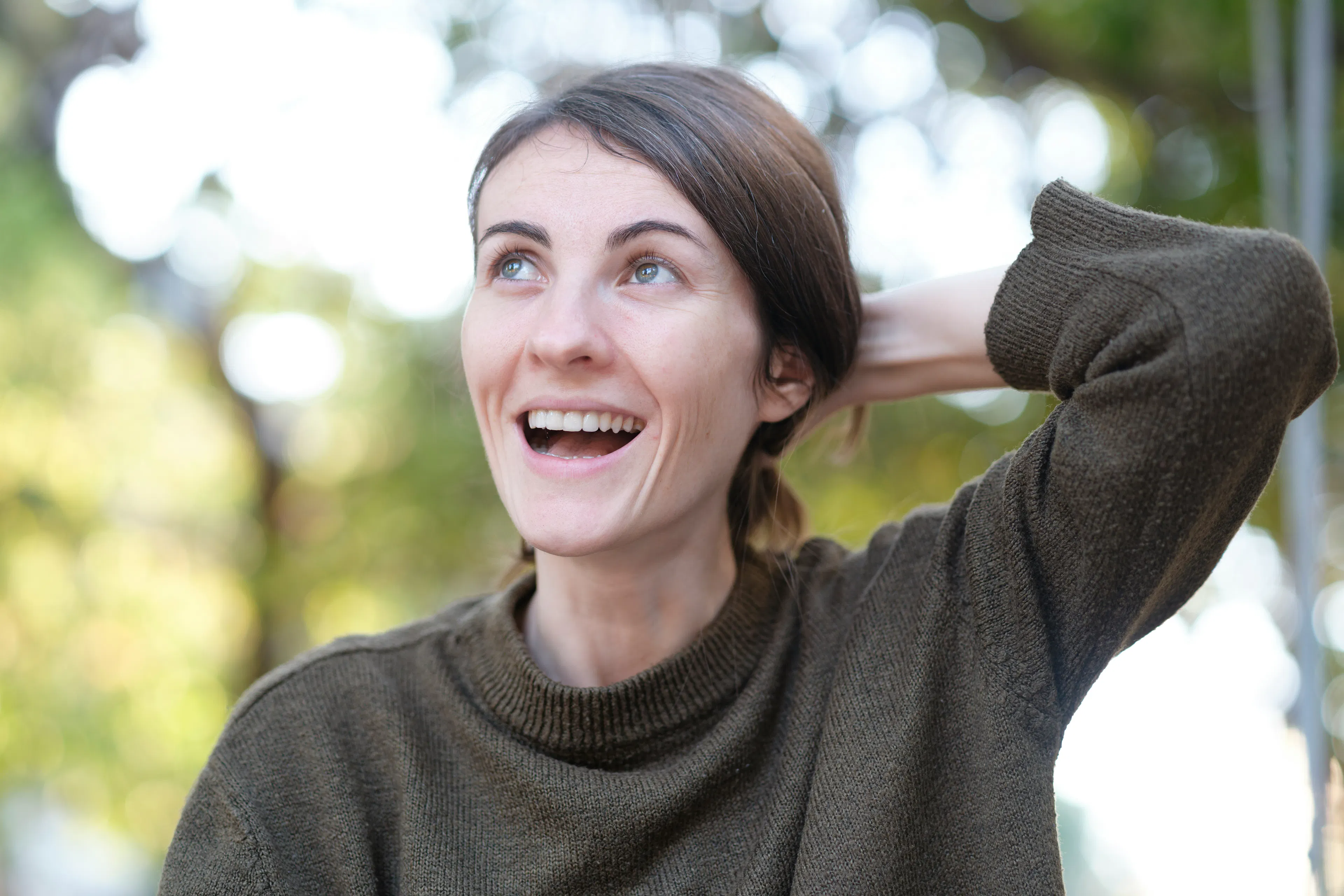 Image showing a lady surprised about the effectiveness of Epithalon Peptide for Longevity