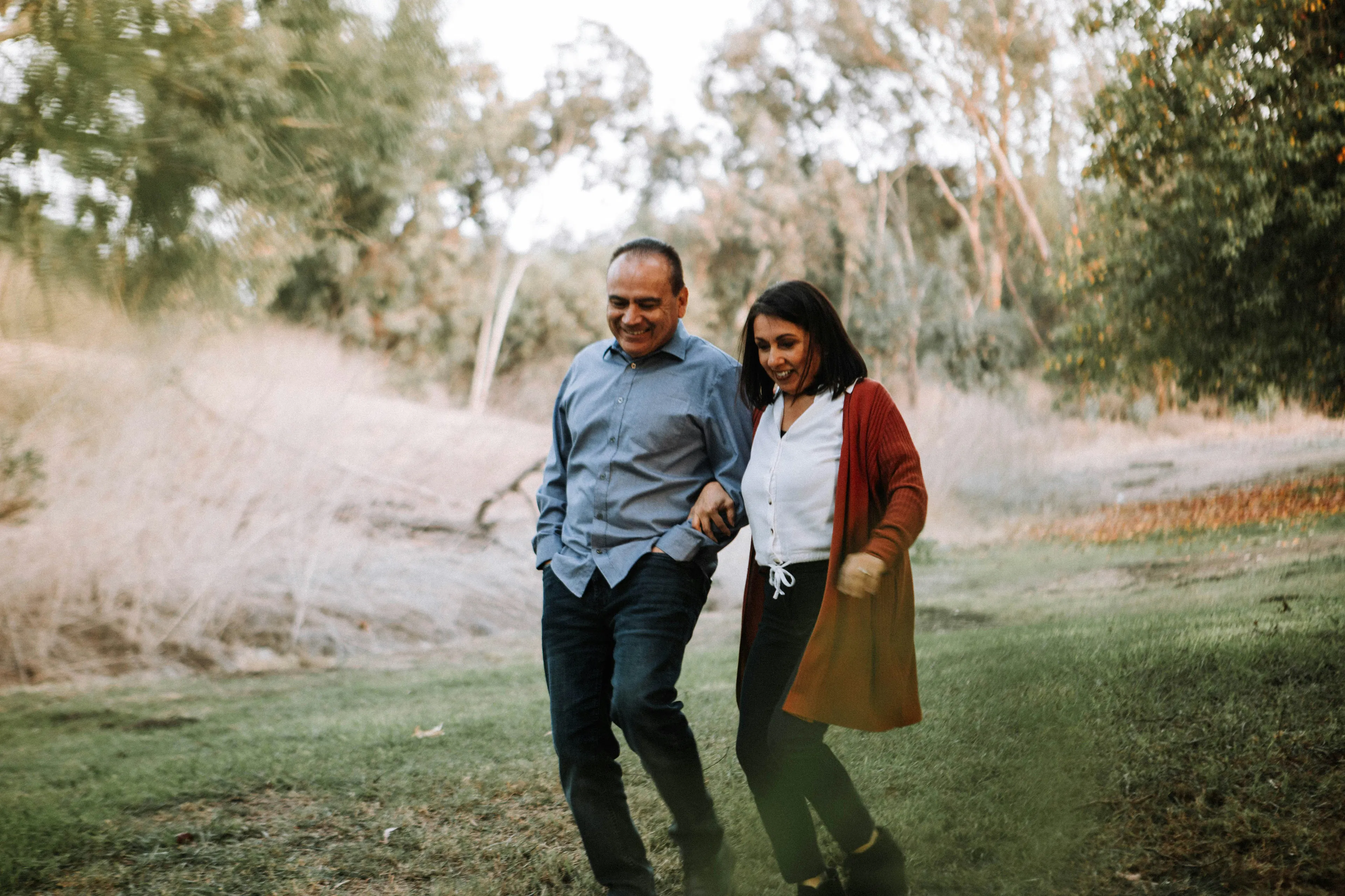 An image showing a couple who uses peptide to improve their metabolic health condition