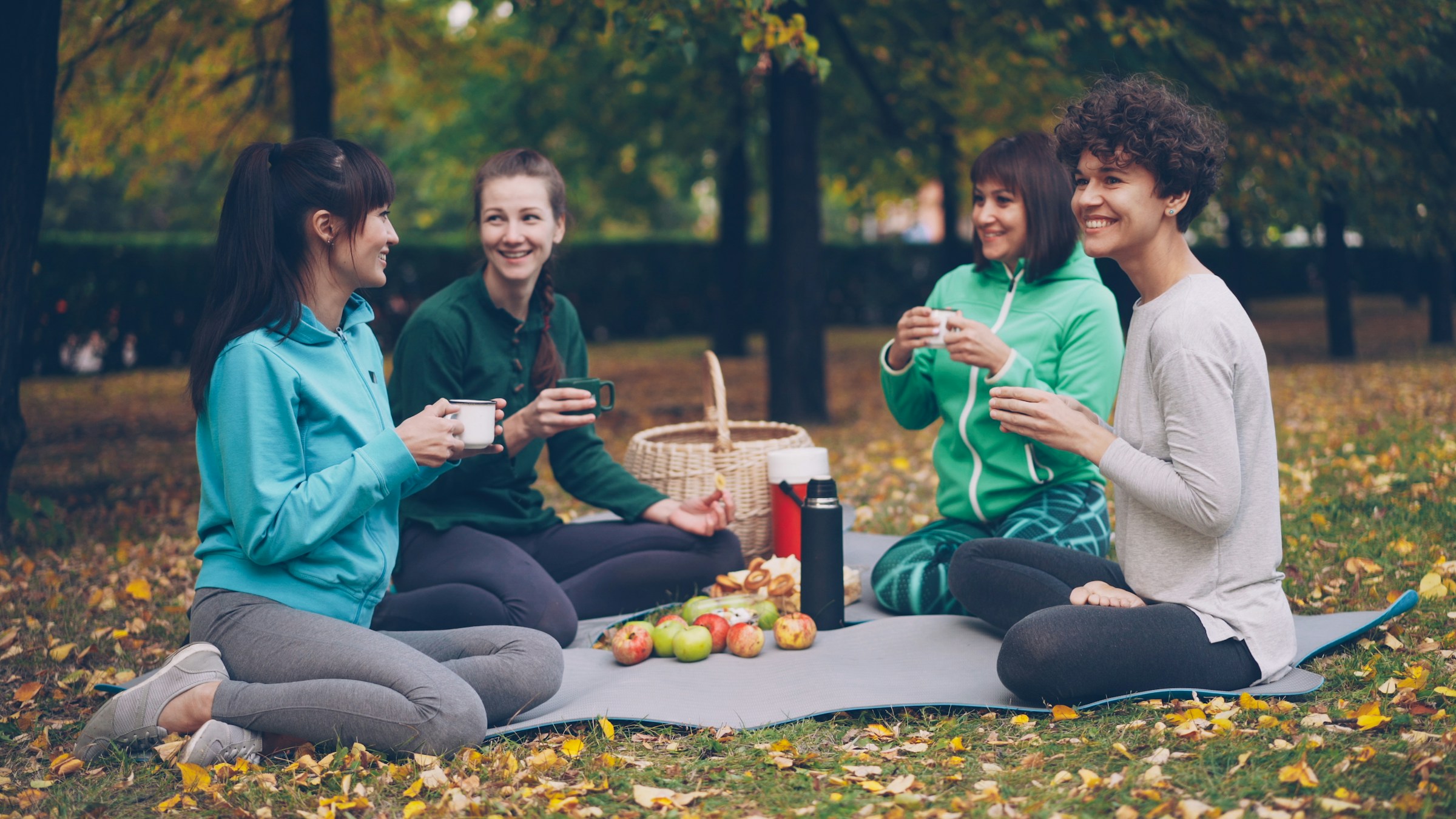 An inage showing a group of friends discussing about how to start peptide therapy
