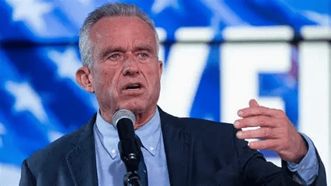 An image showing RFK Jr. discussing about peptide reclassification