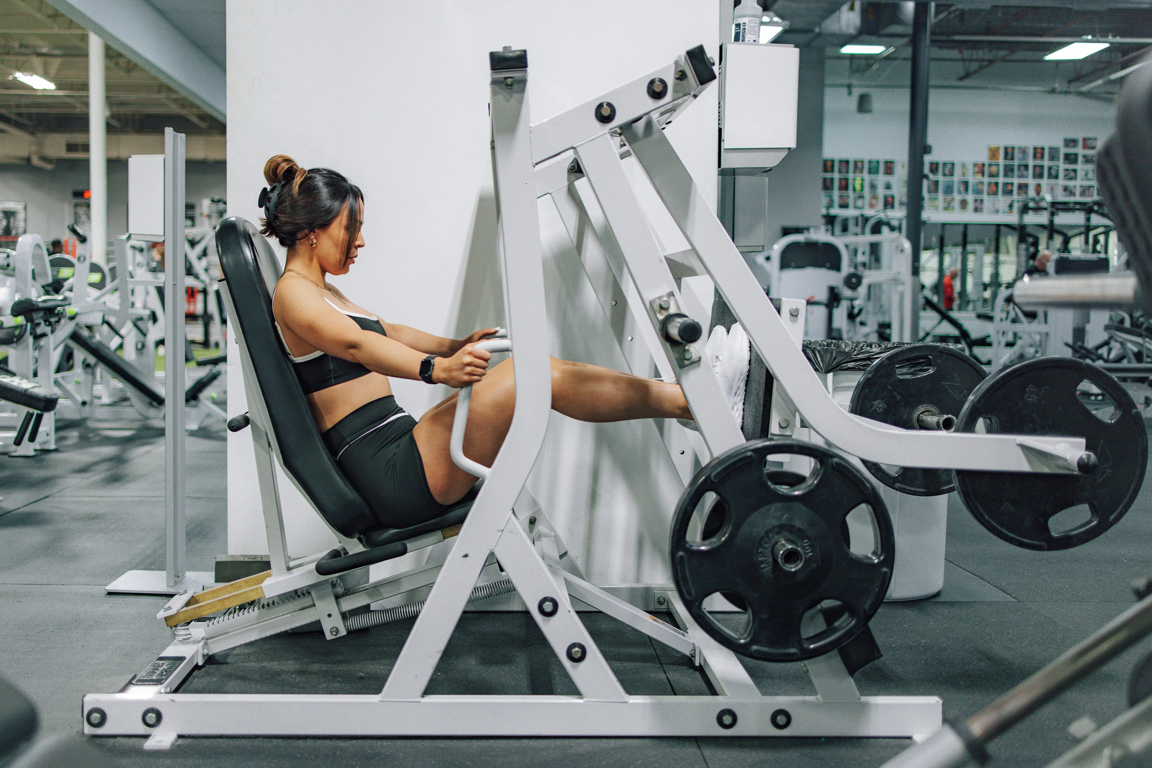 A patient following a clinician reviewed peptide therapy workout plan