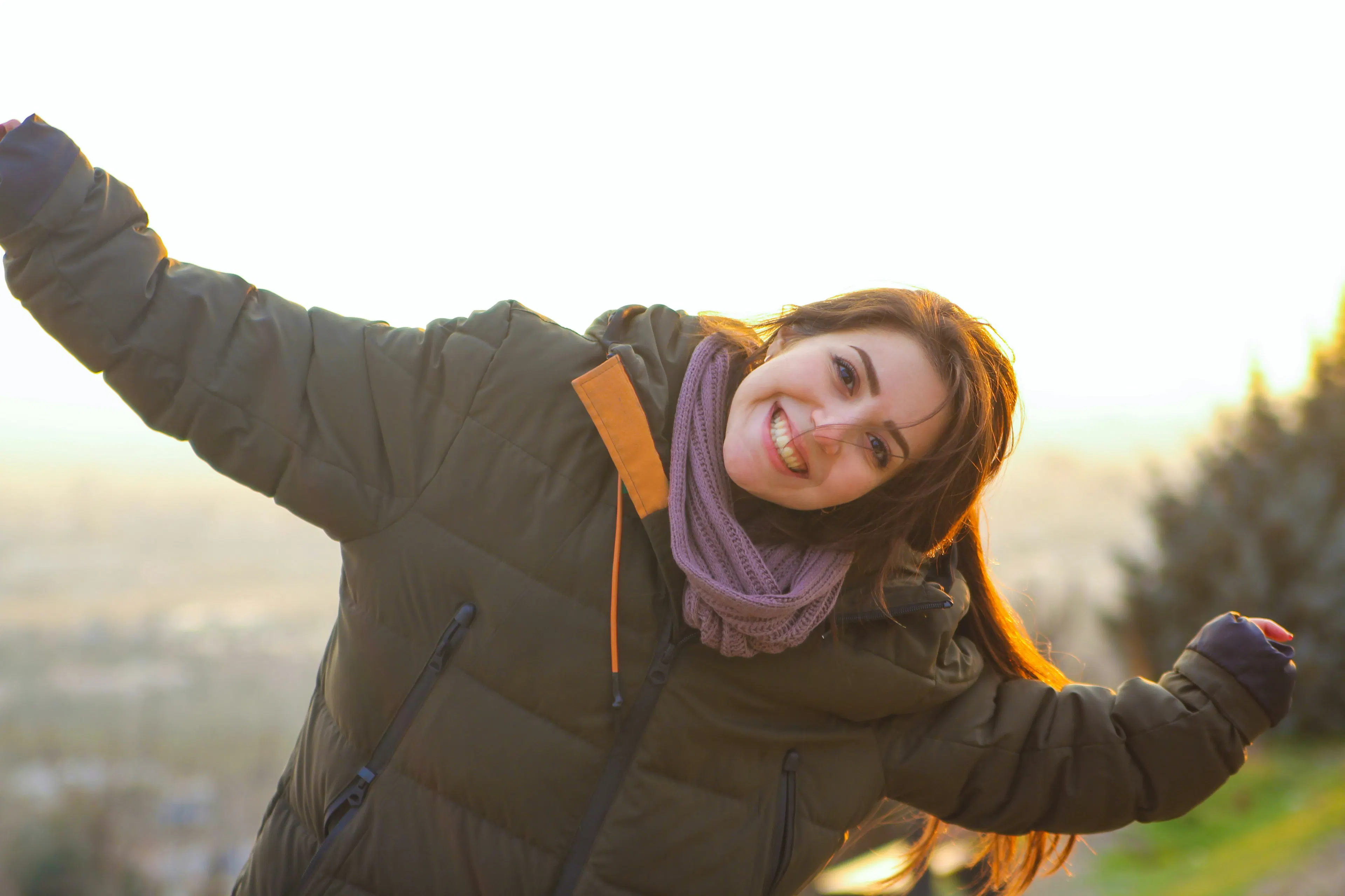 An image showing a happy lady