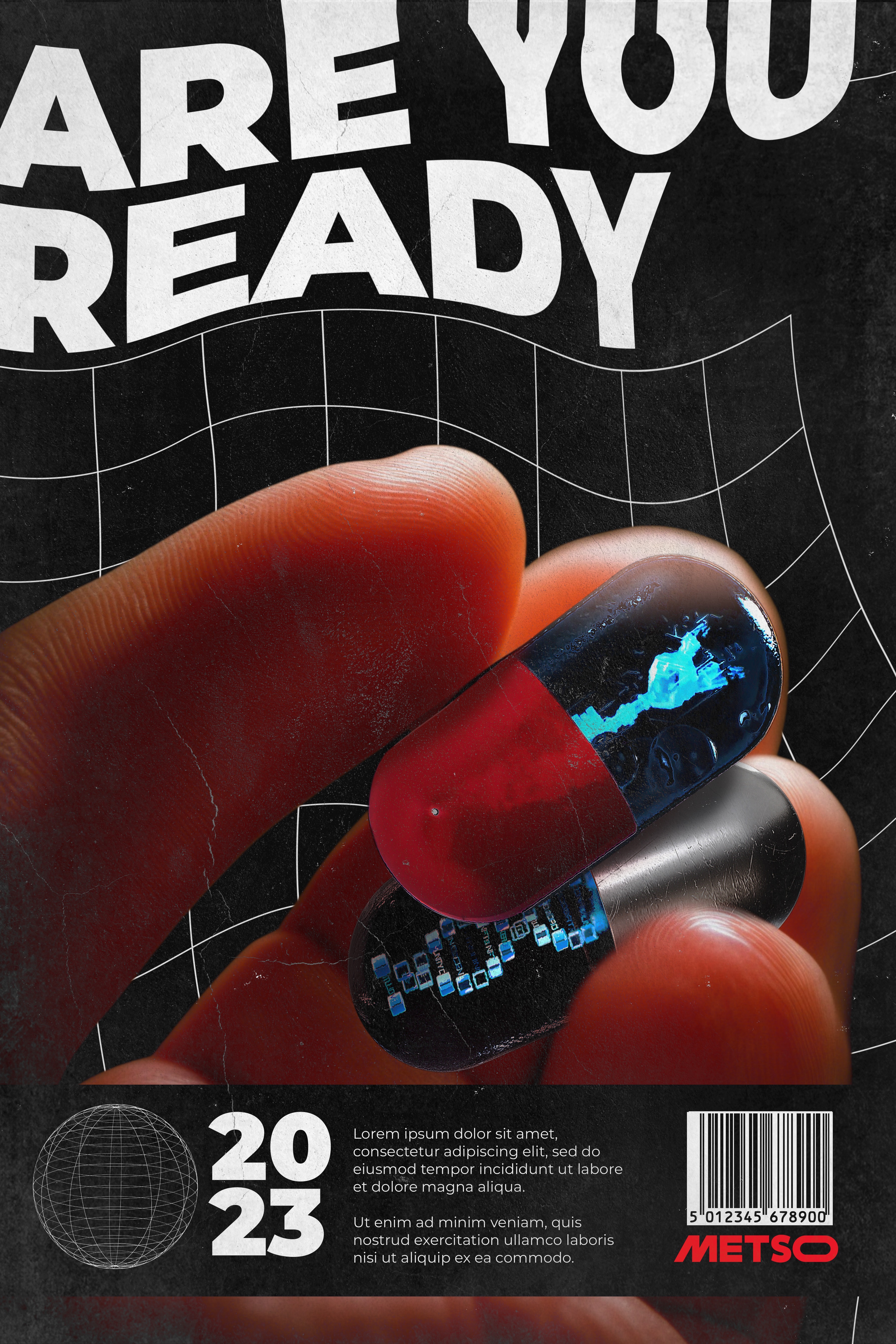 dos pastillas y una mano