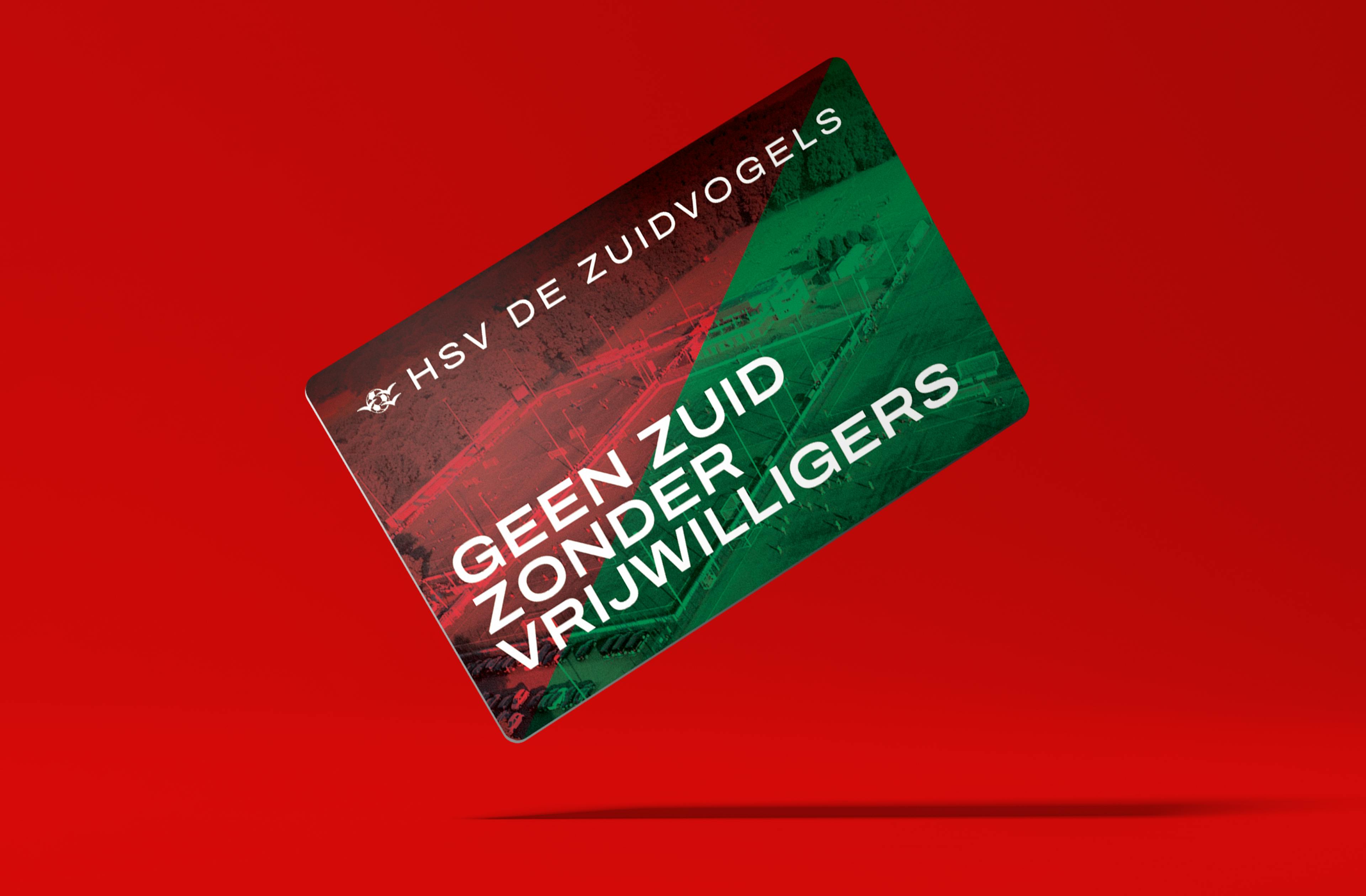 Pasje met Zuidvogels logo en tekst