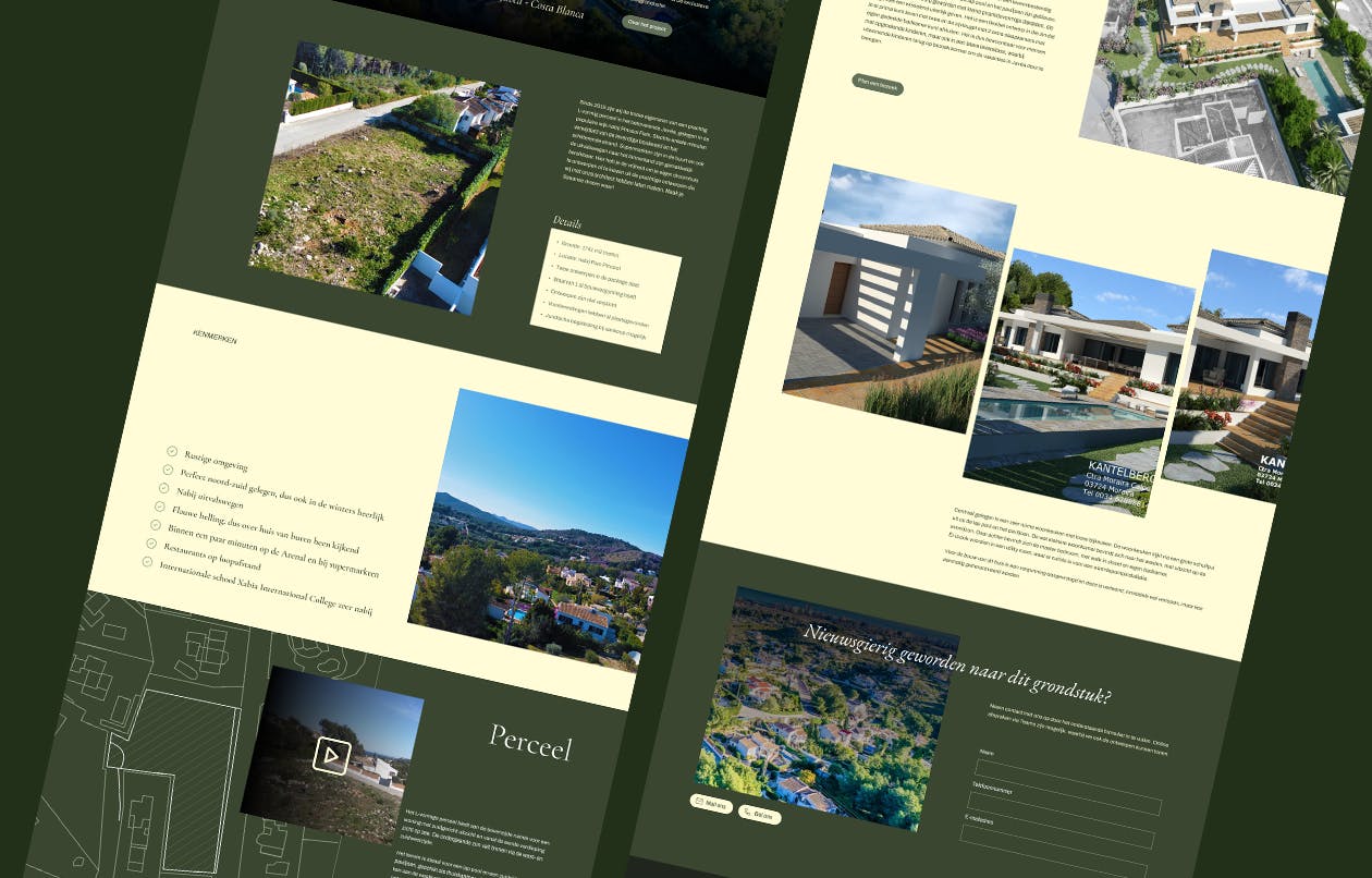 Casa Miel website design