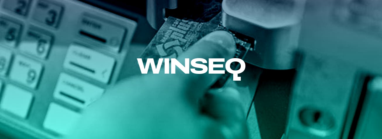 Winseq logo with ATM machine