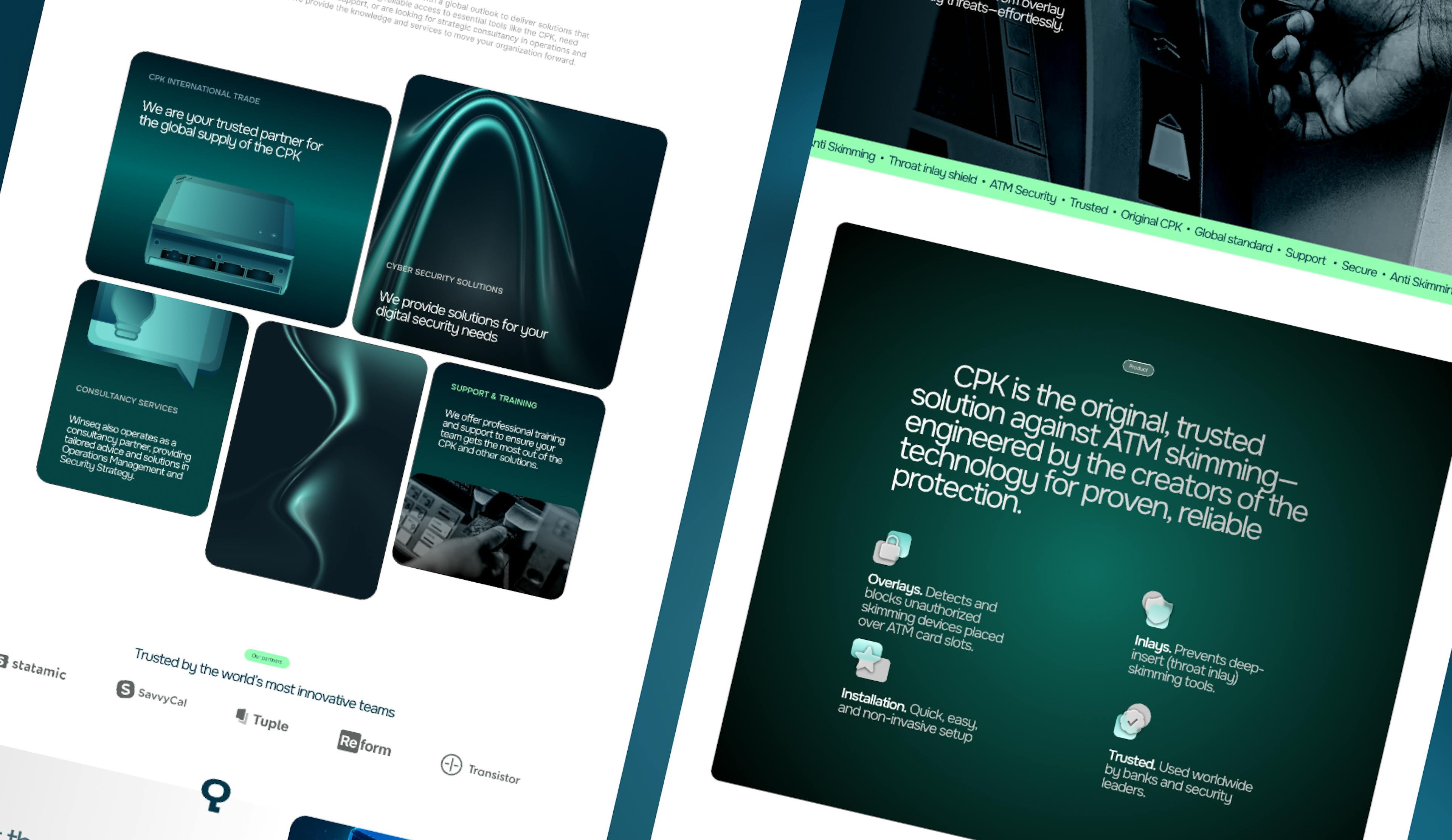Winseq website shots
