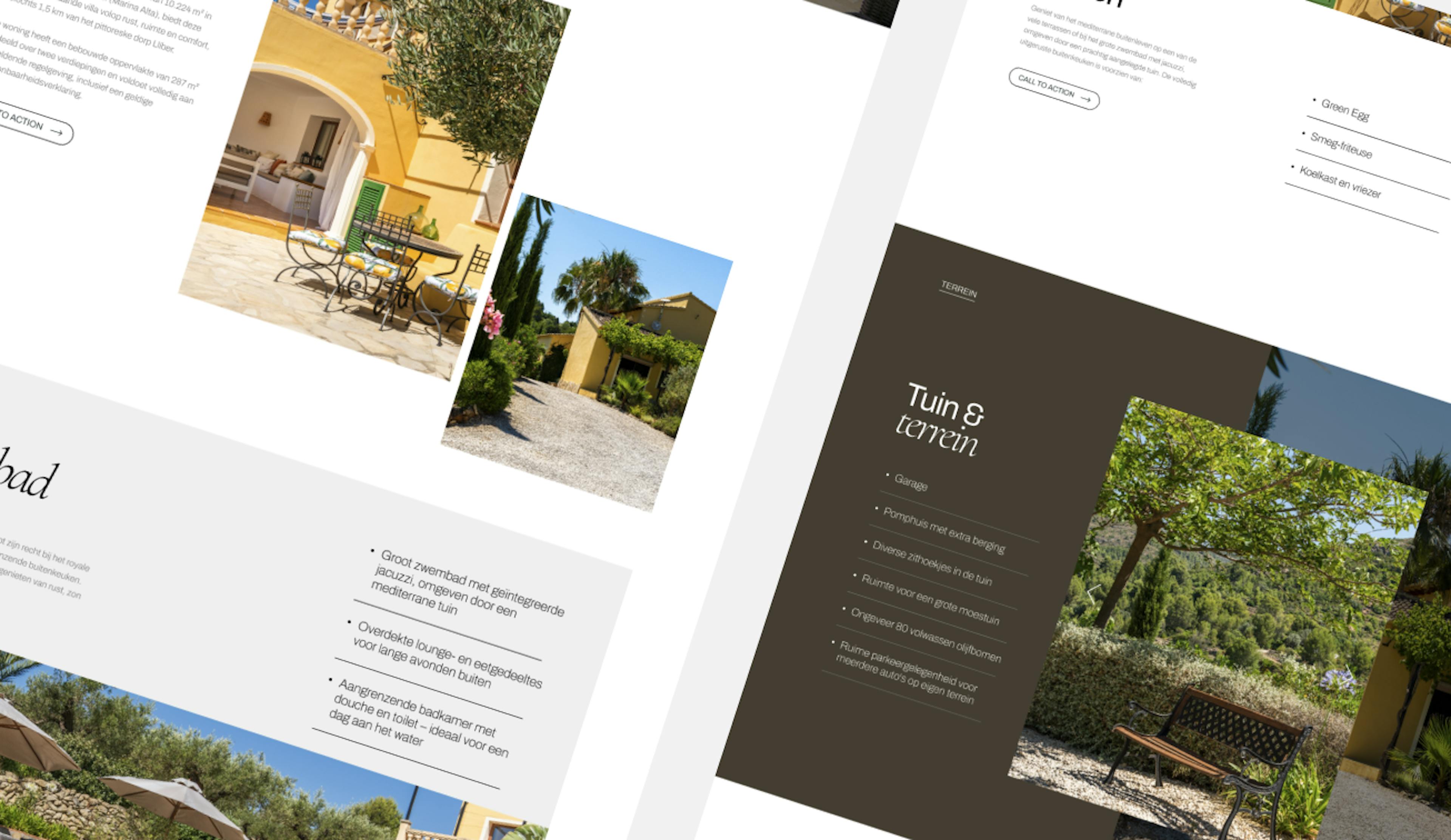 Casamiel website shots