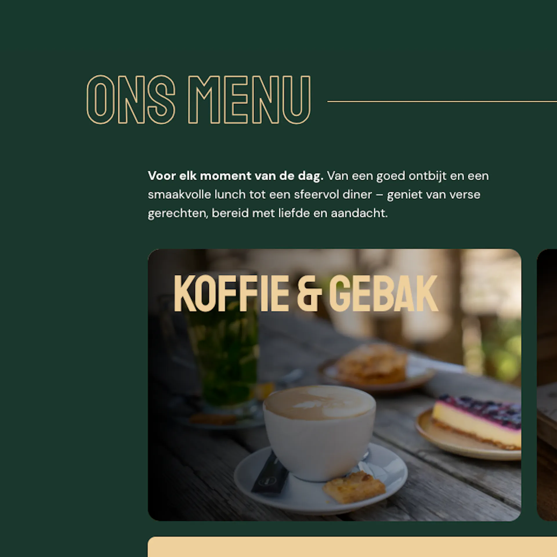 Kleurencombinatie de Woensberg koffie
