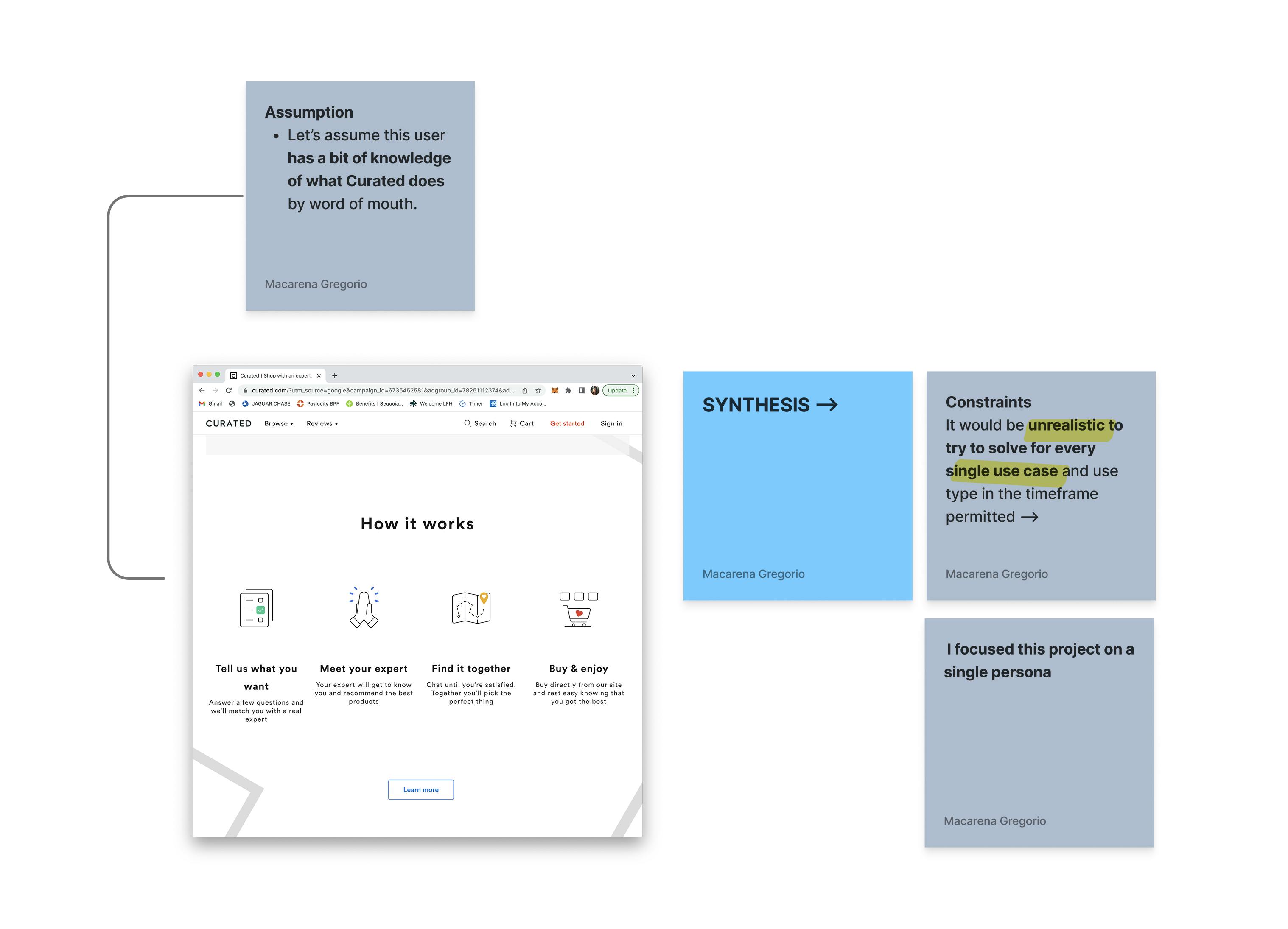 Constraints & Assumptions Step 1
