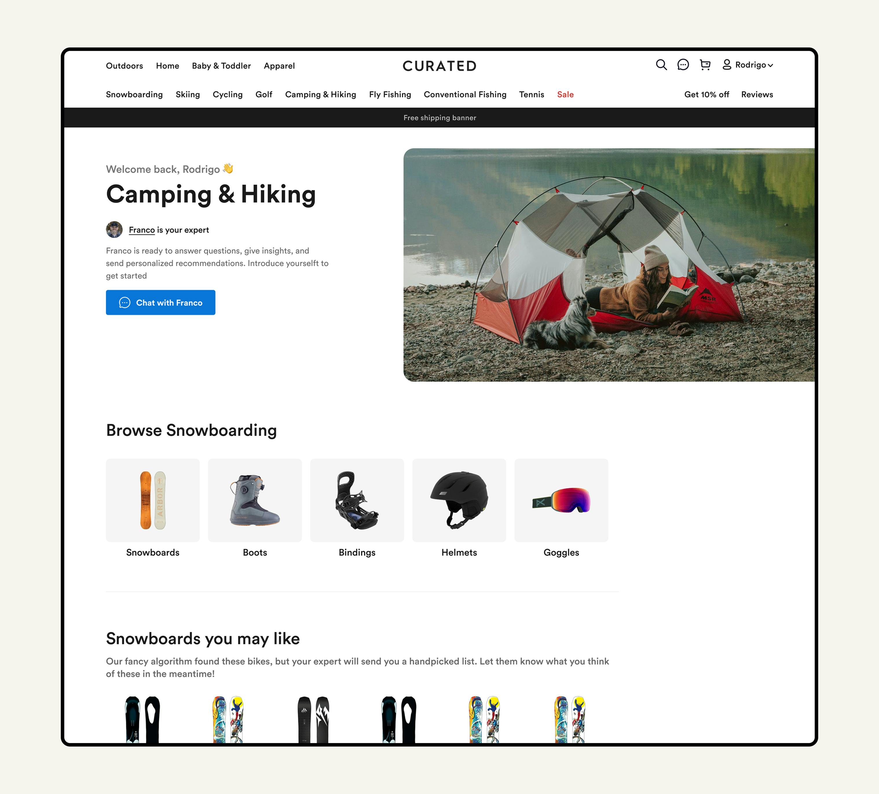Category Page Step 2
