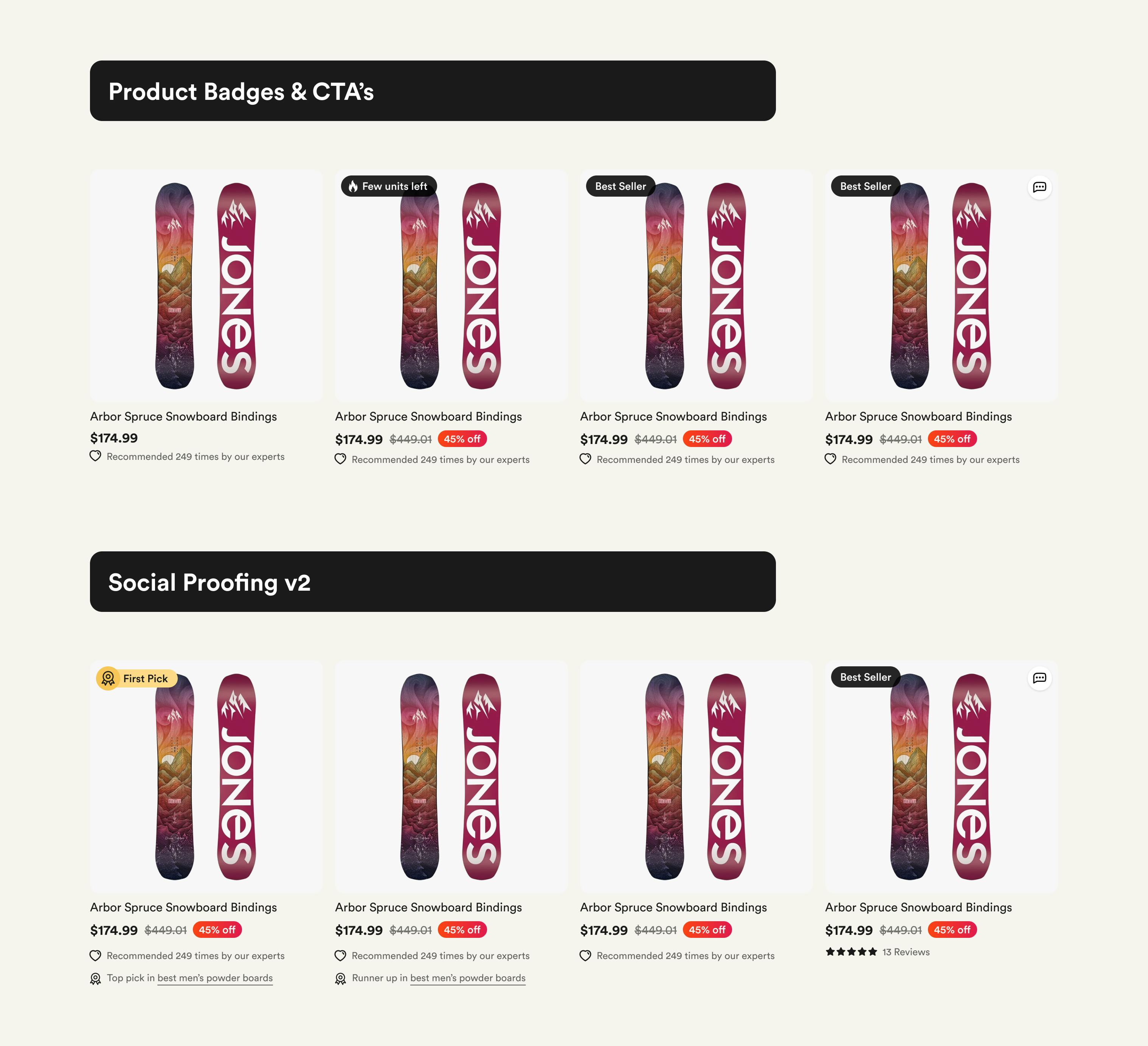 Updated Product Cards Step 1