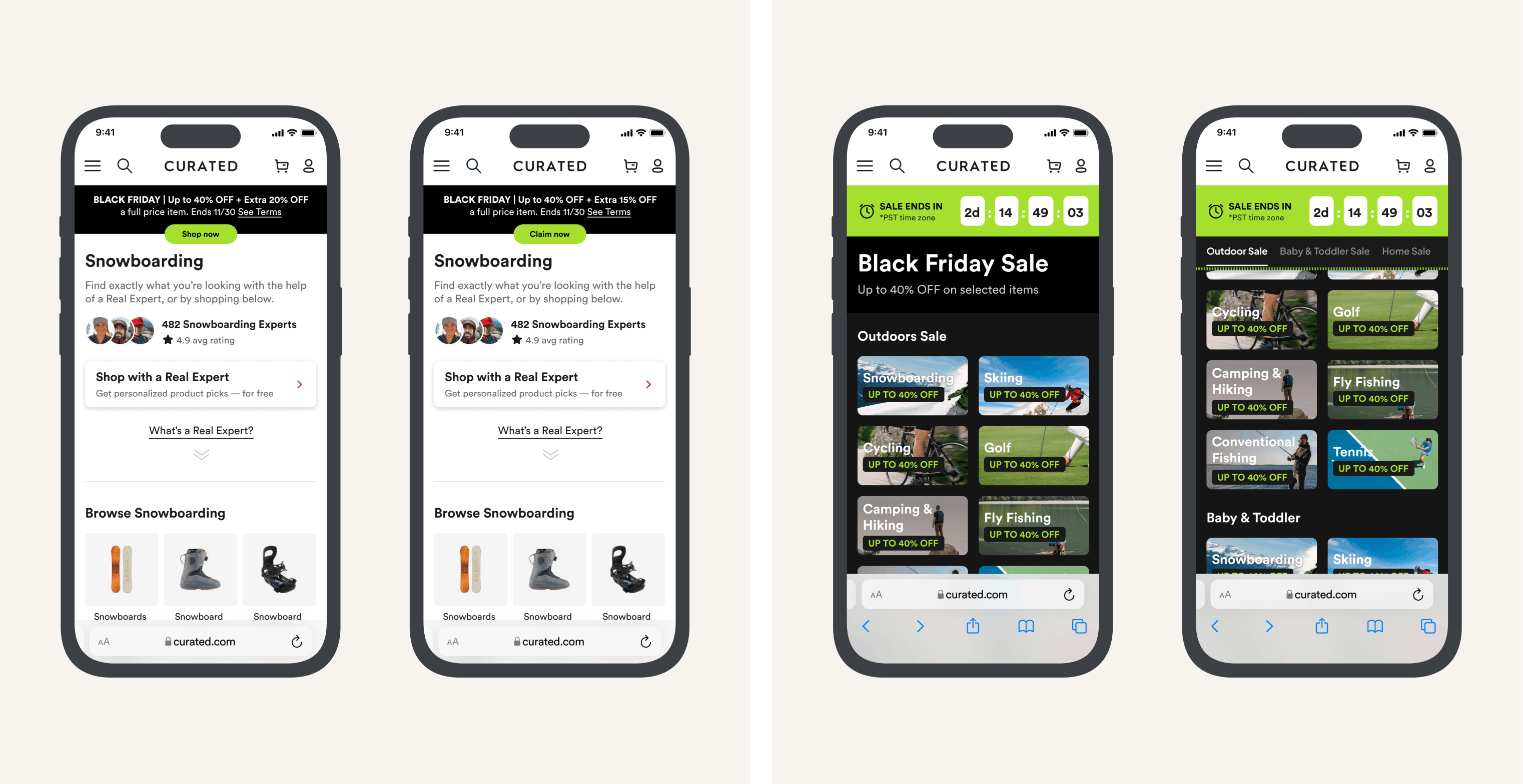 Black Friday Upgrades Mobile Version
