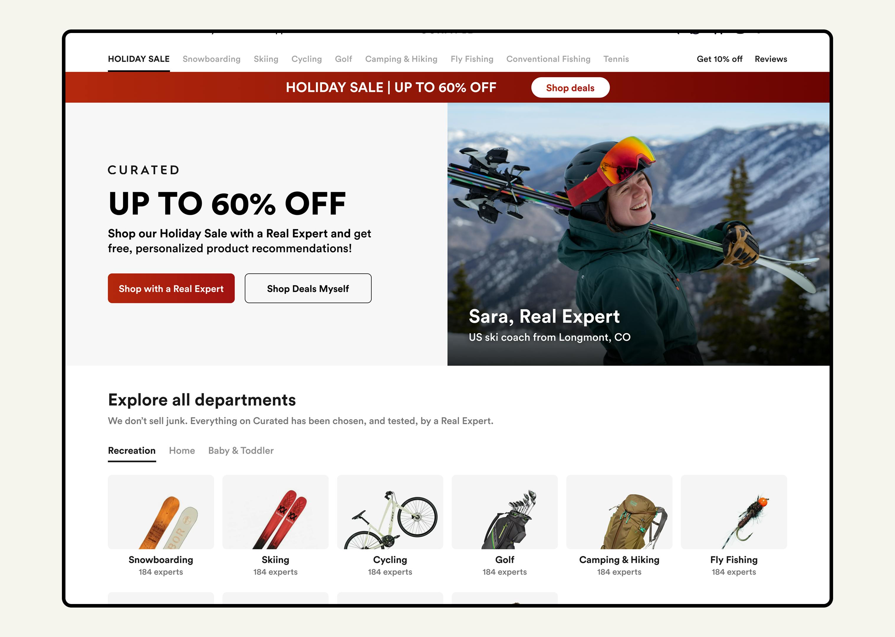 Holiday Final Sale Step 1