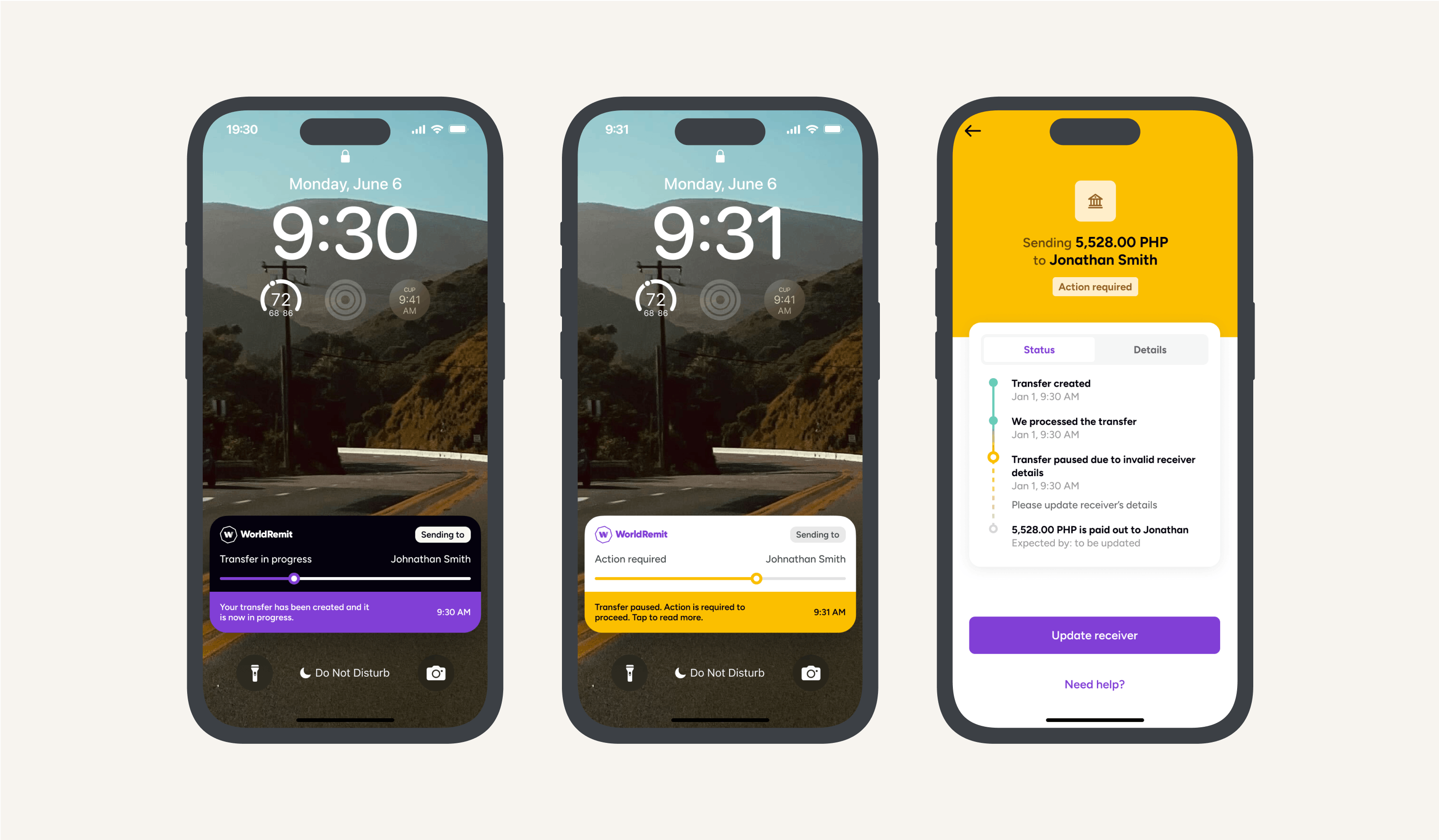 Live Activity Integration Mockup 6