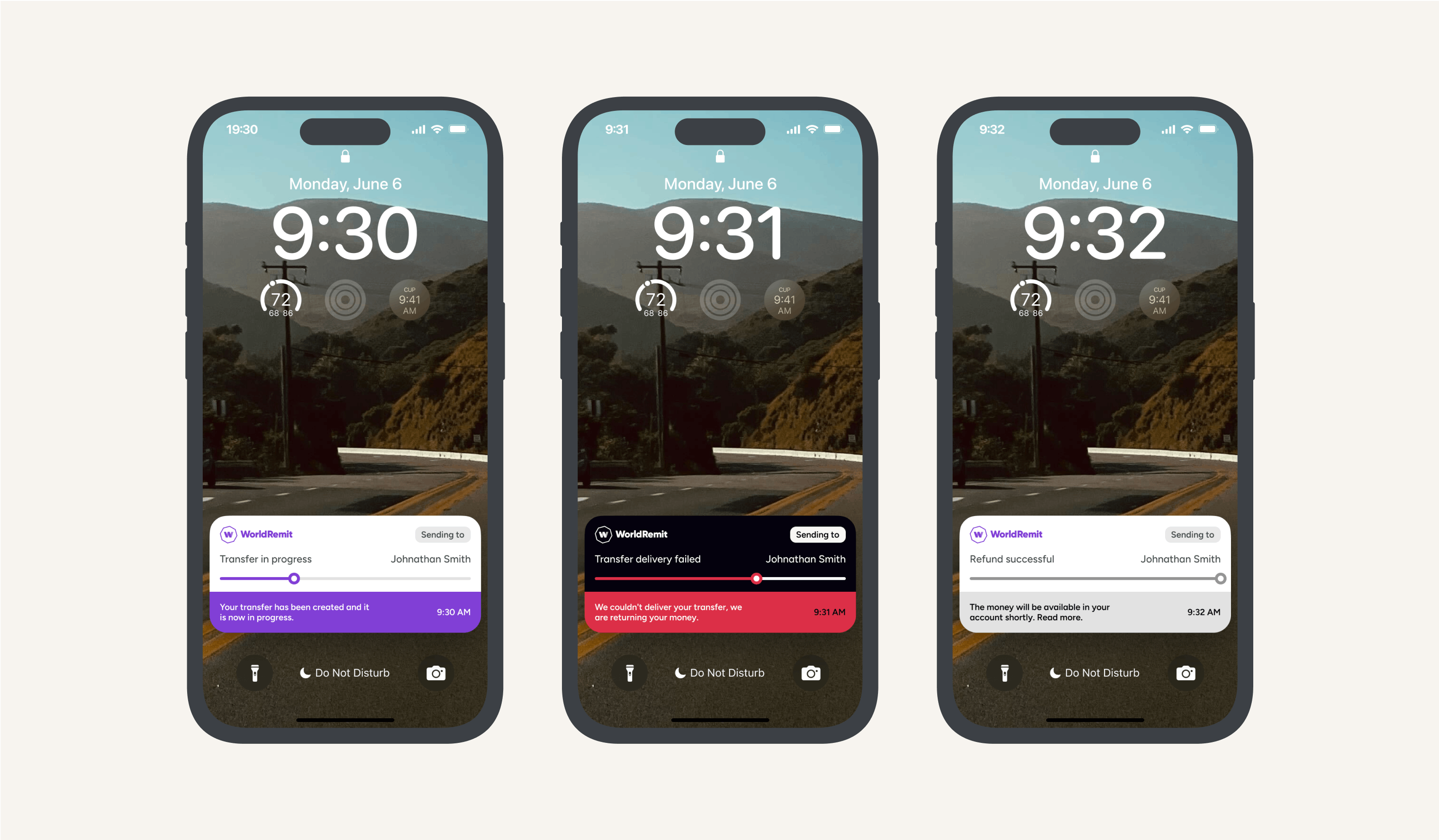 Live Activity Integration Mockup 3