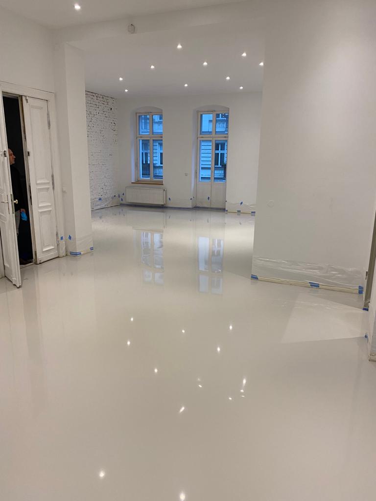 Ein neuer Linoleumboden 