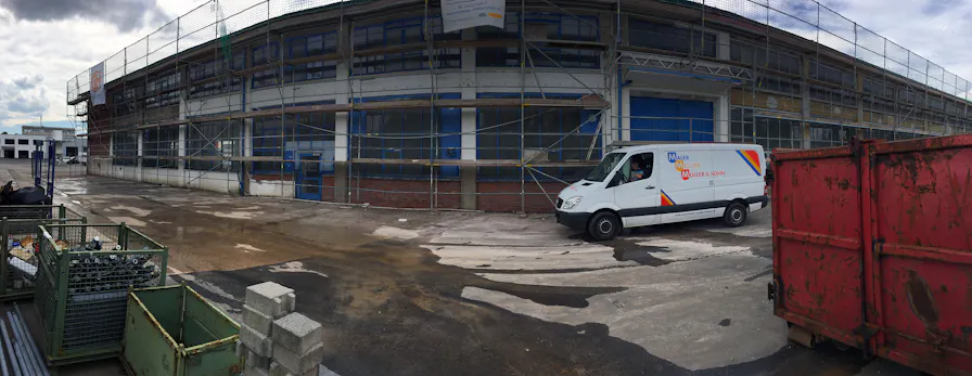 Aus alter Kraftverkehrshalle wird Eventlocation in Chemnitz