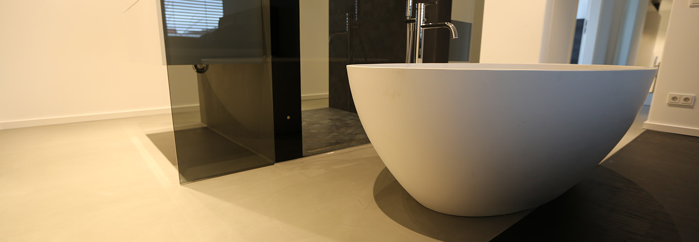 Ein fugenloses Badezimmer