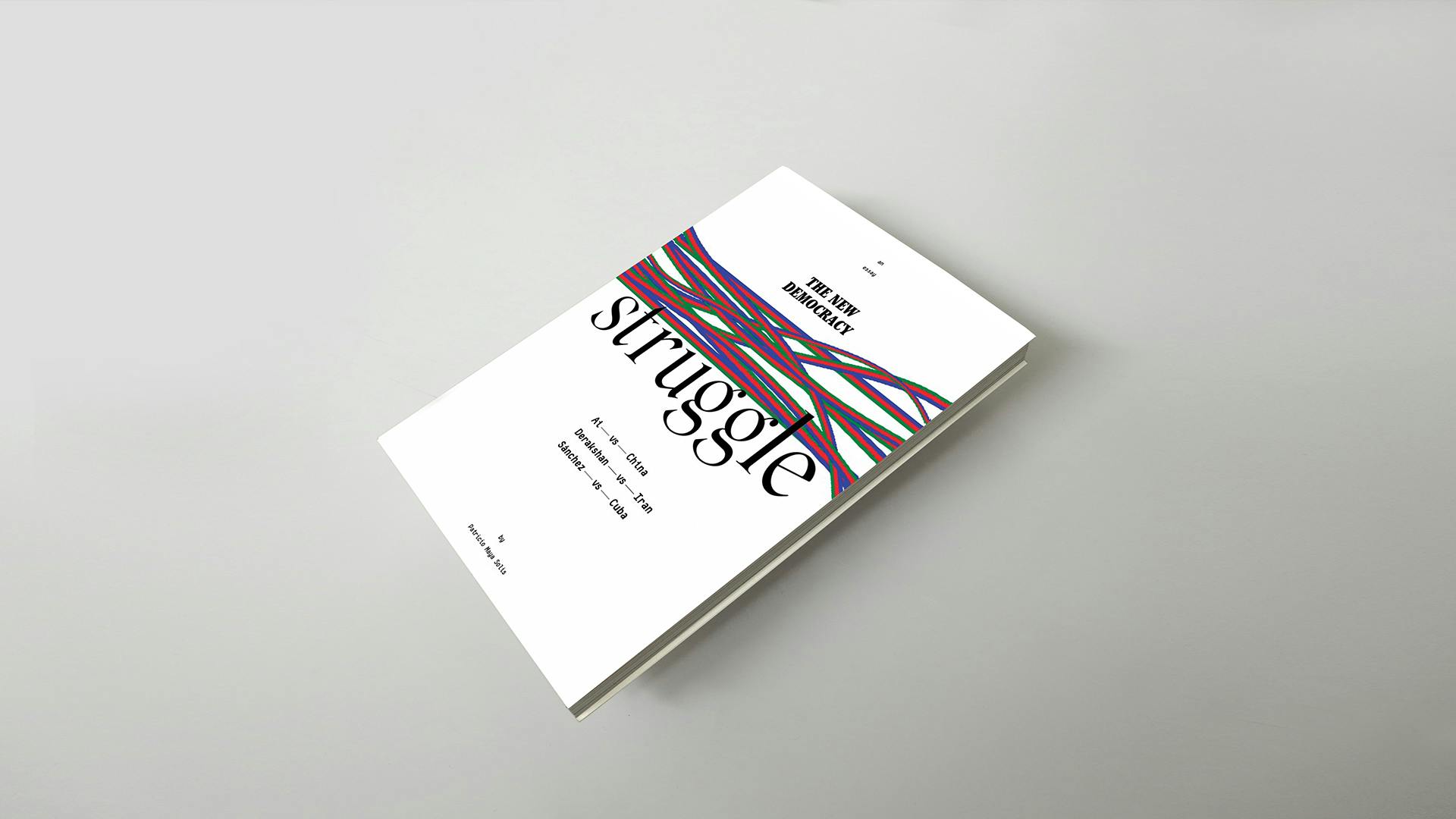 "The New Democracy Struggle" / Cover Design / For Writer Patricio Maya Solis 
