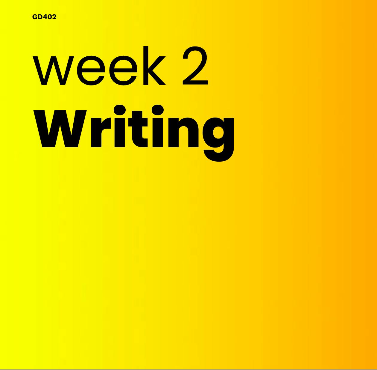 week 2 presentation