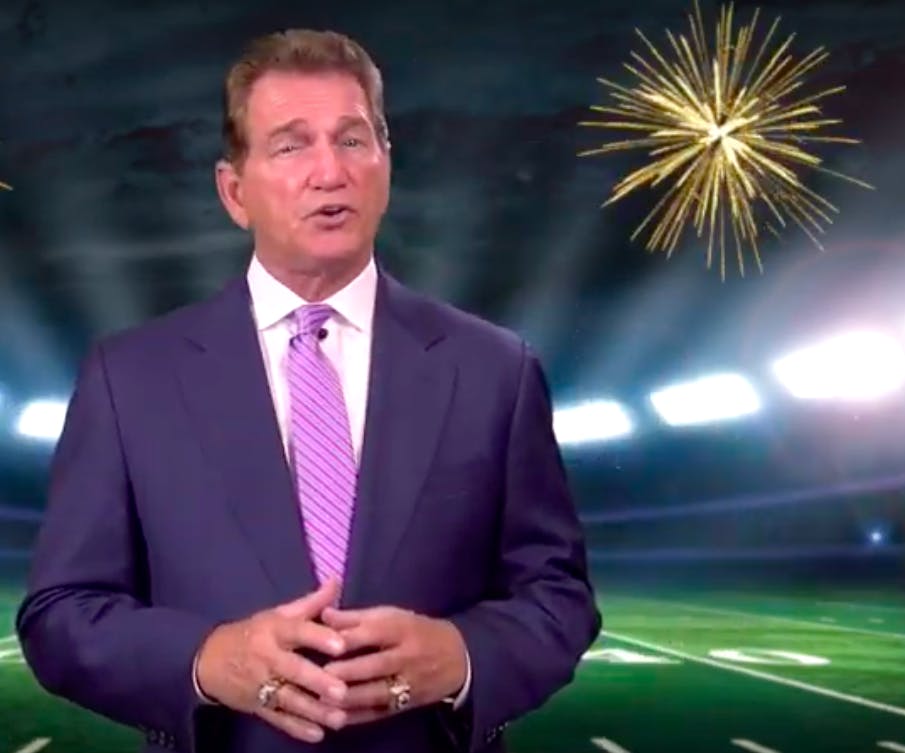 Click to play the Joe Theismann promo video #3.