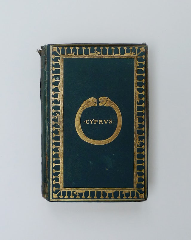 An amazing book from 1877 by the archaeologist Luigi Palma di Cesnola about Cyprus’s ancient cities, tombs and temples. It was a gift.