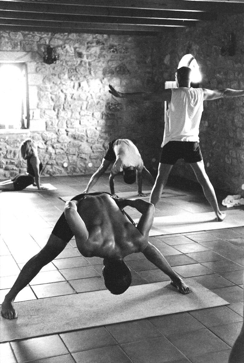 Me during my early morning Mysore practice. I taught Ashtanga yoga for 15 years.