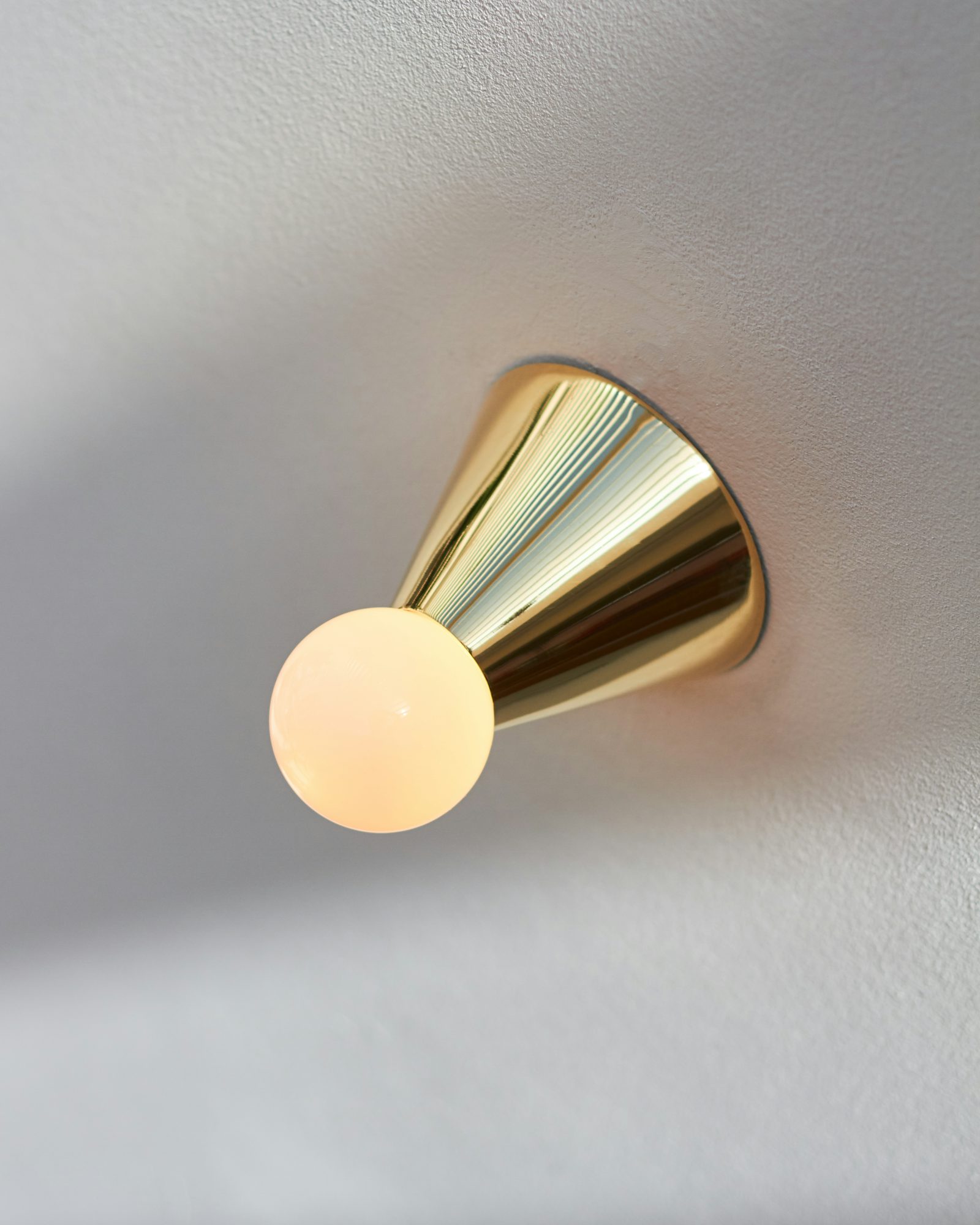 Brass Cone Shade – Hangout Lighting