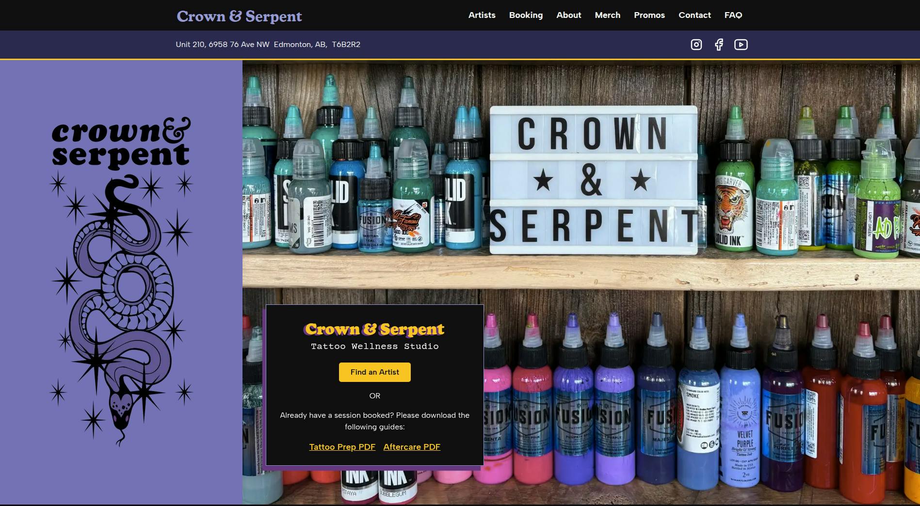 The Crown and Serpent Homepage