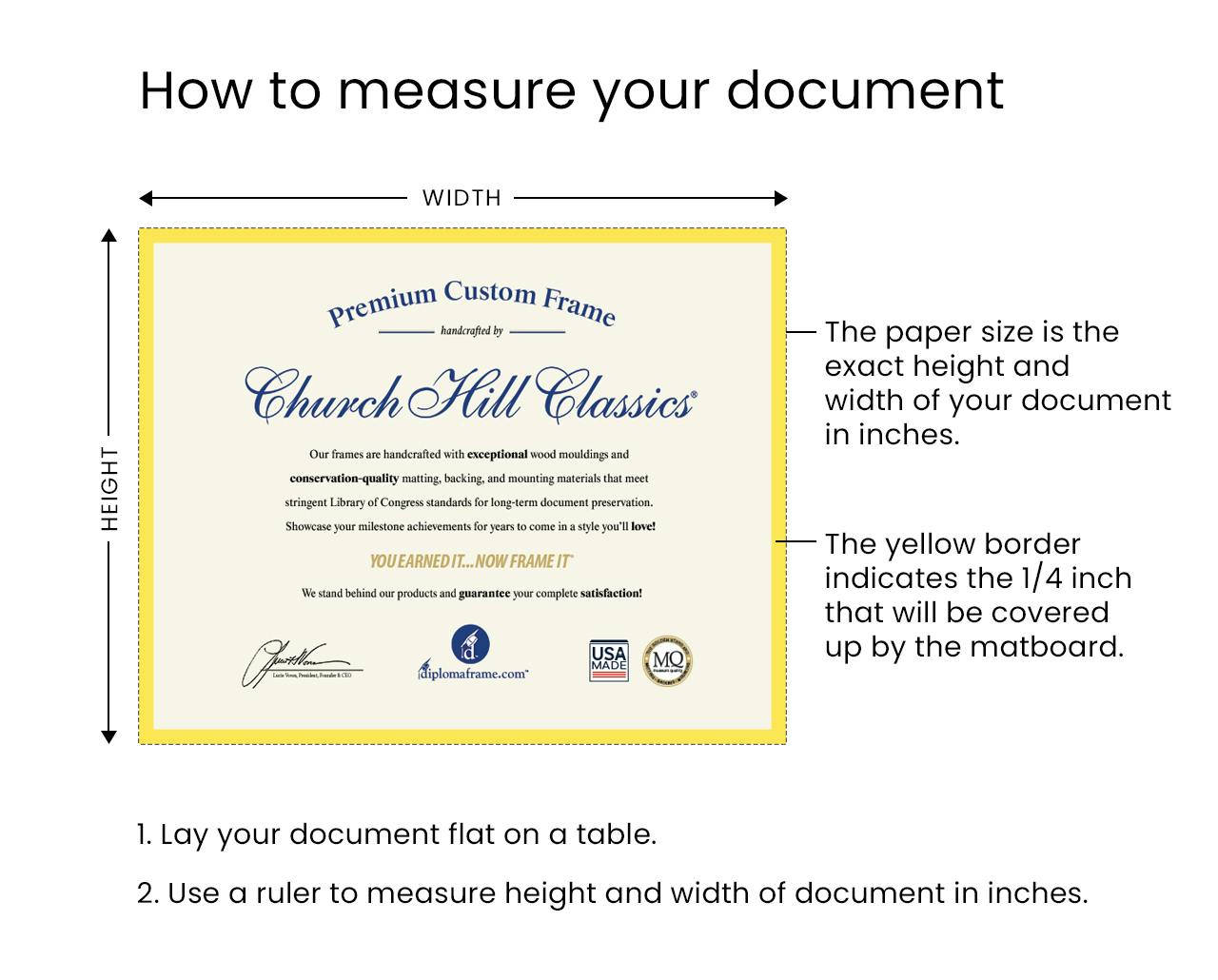 How to measure your document