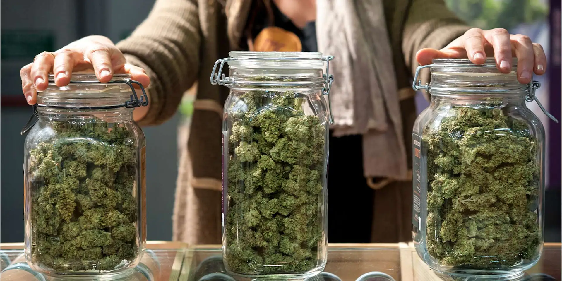 Jars of buds 