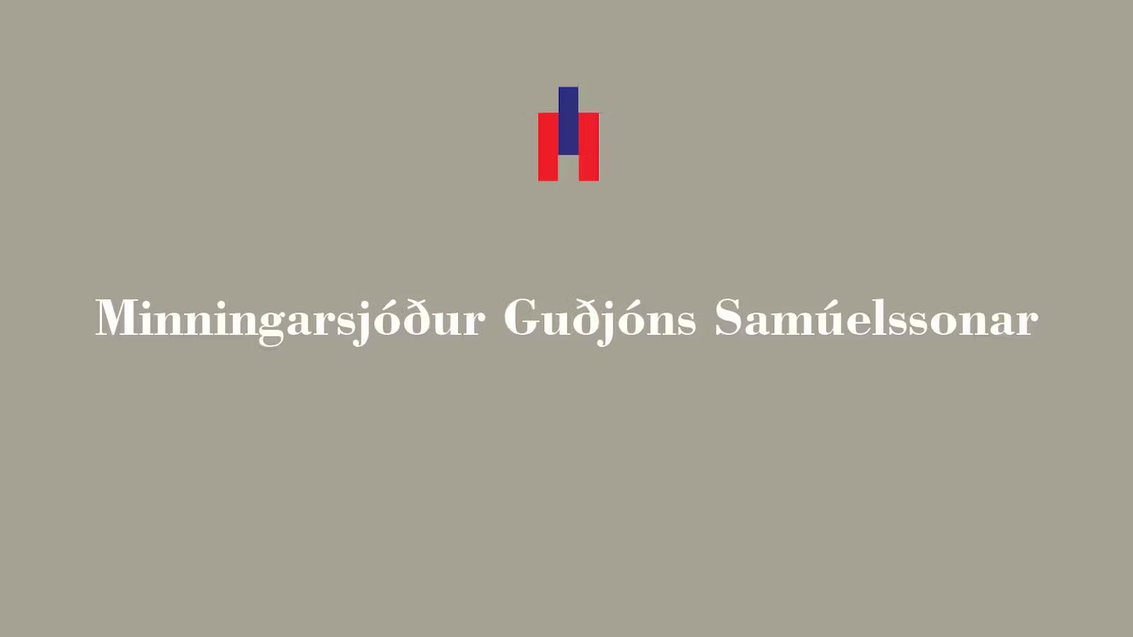 minningarsjóður guðjóns samúelssonar