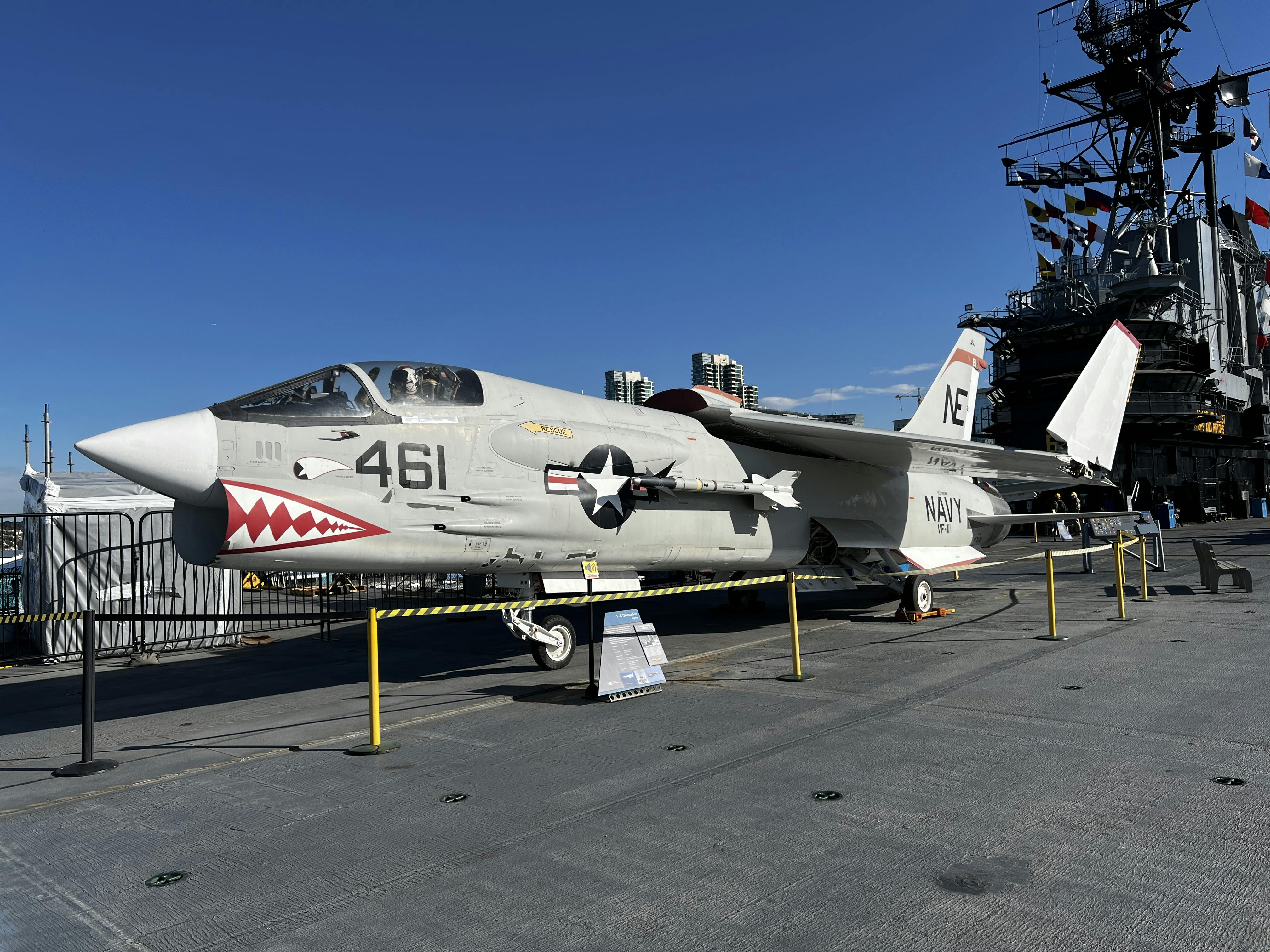 F-8 Crusader | USS Midway Museum - USS Midway Museum®