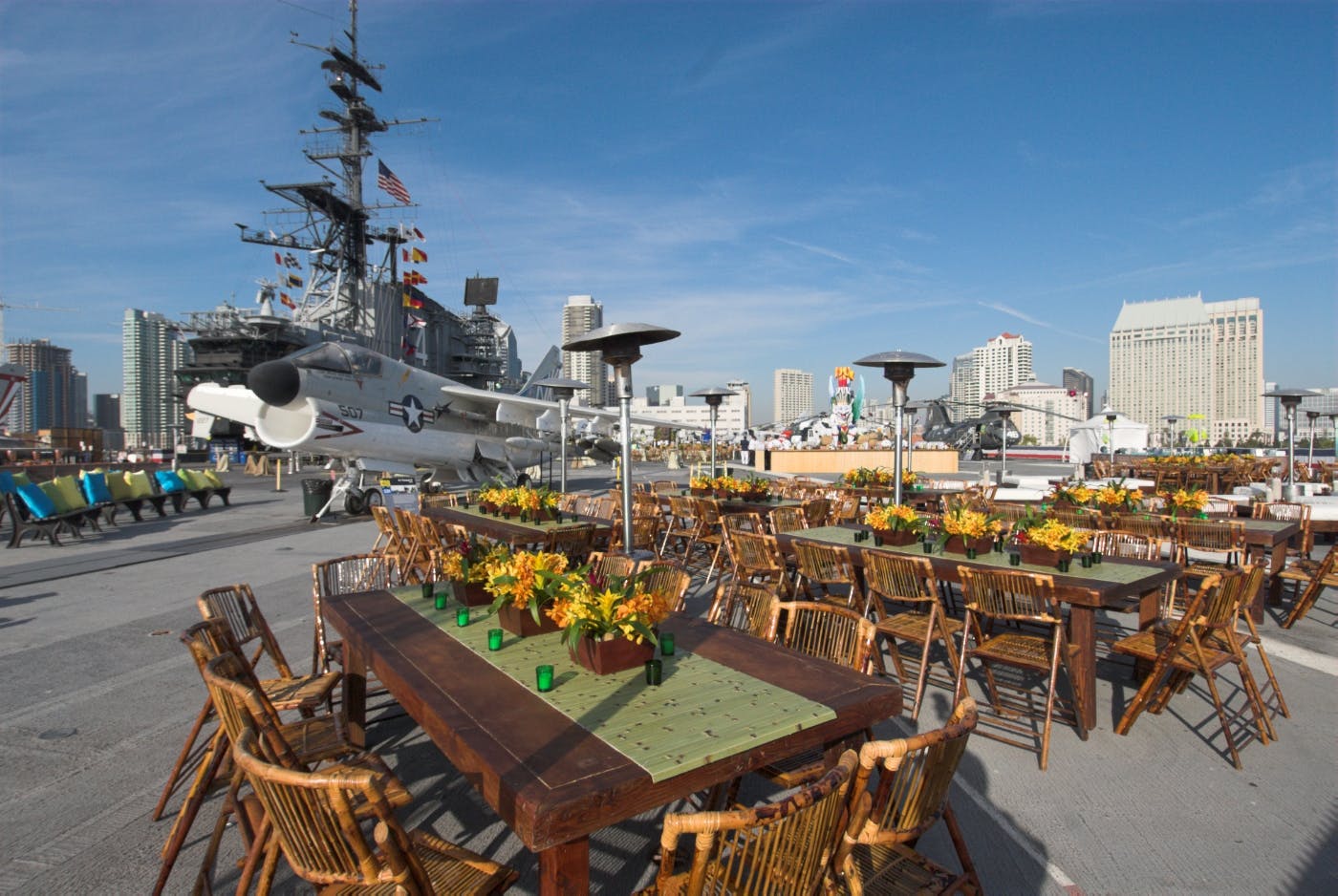 Midway Flight Deck with specialty seating option