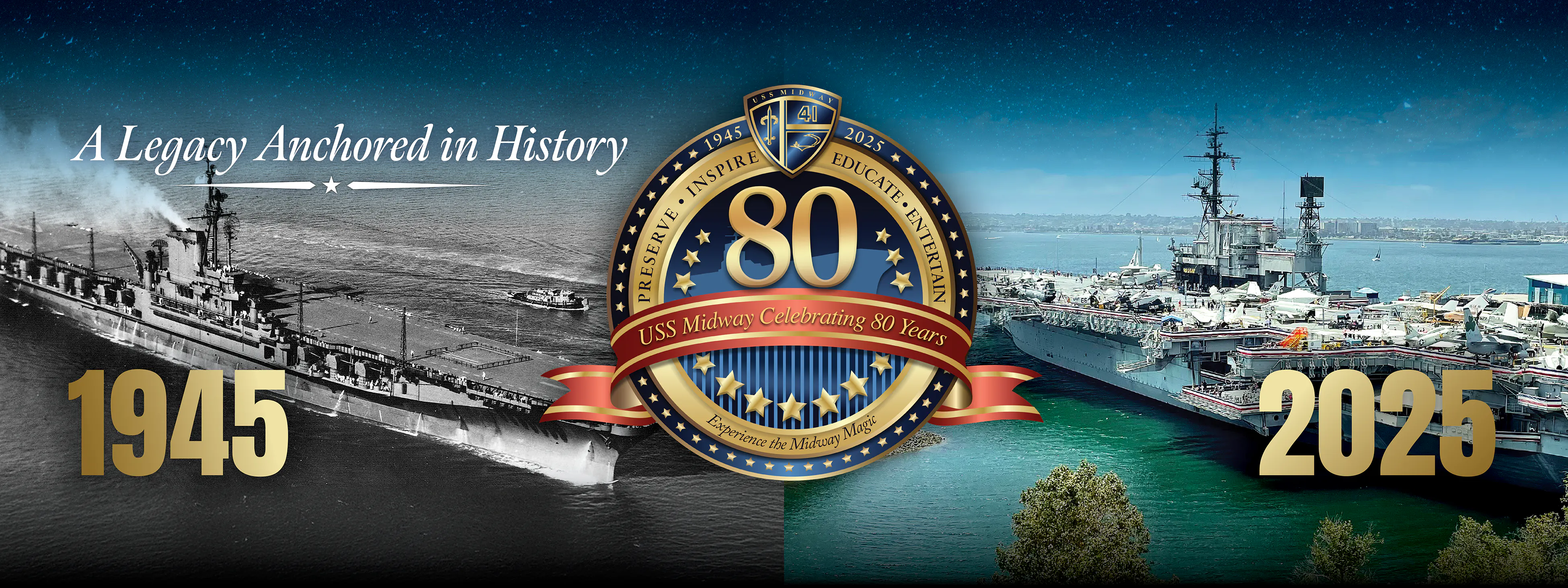 USS Midway's 80th Anniversary | USS Midway Museum - USS Midway Museum®