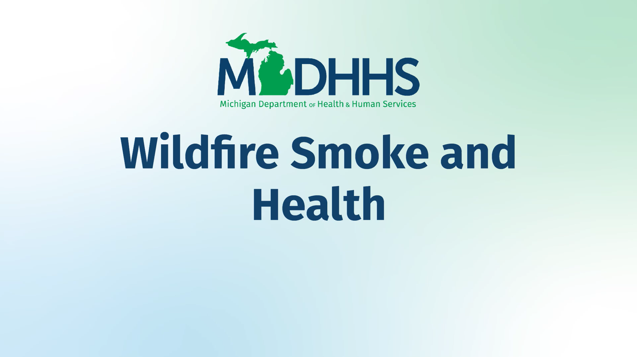 How wildfire smoke in Michigan impacts health