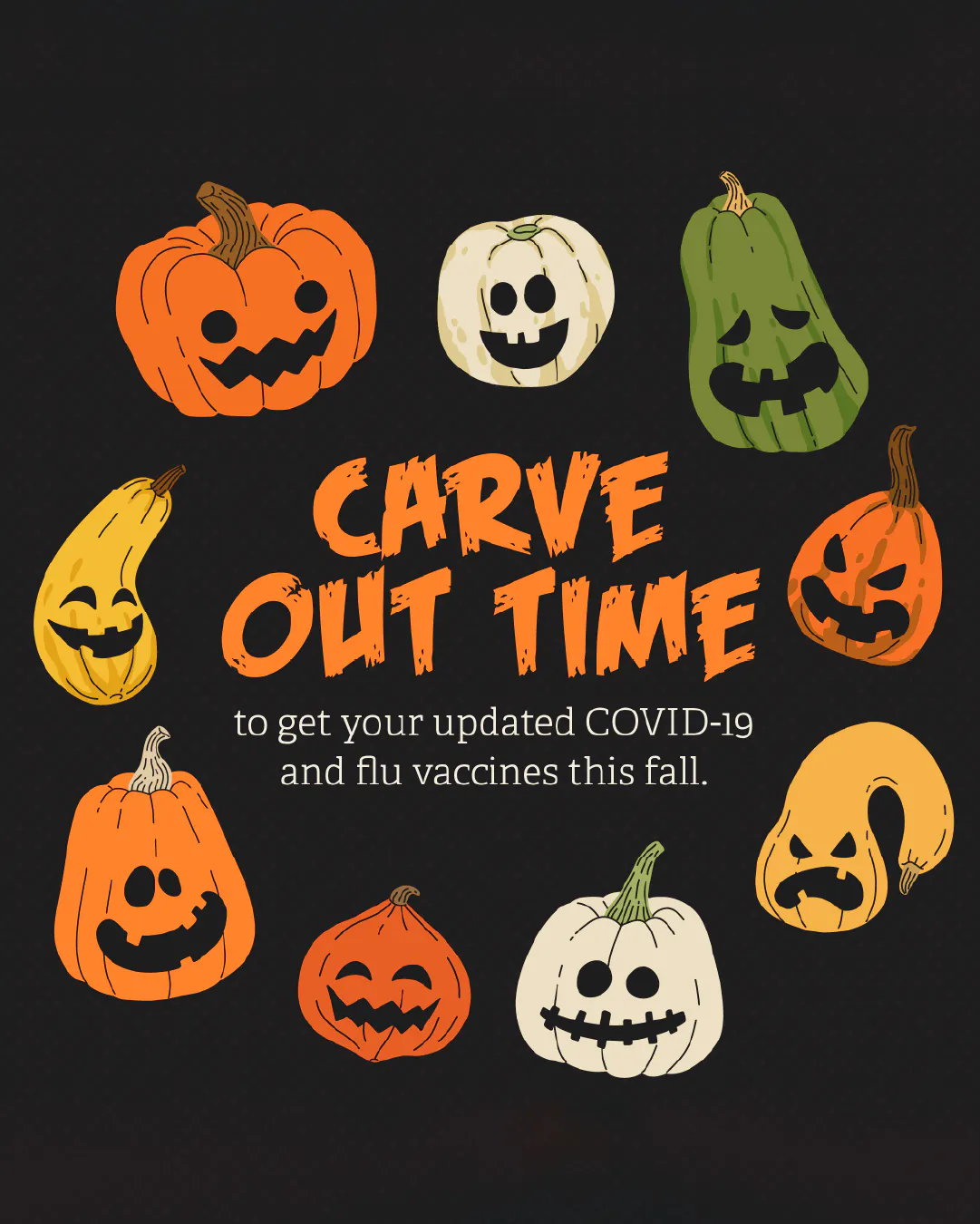 Carve out time for vaccines before Halloween