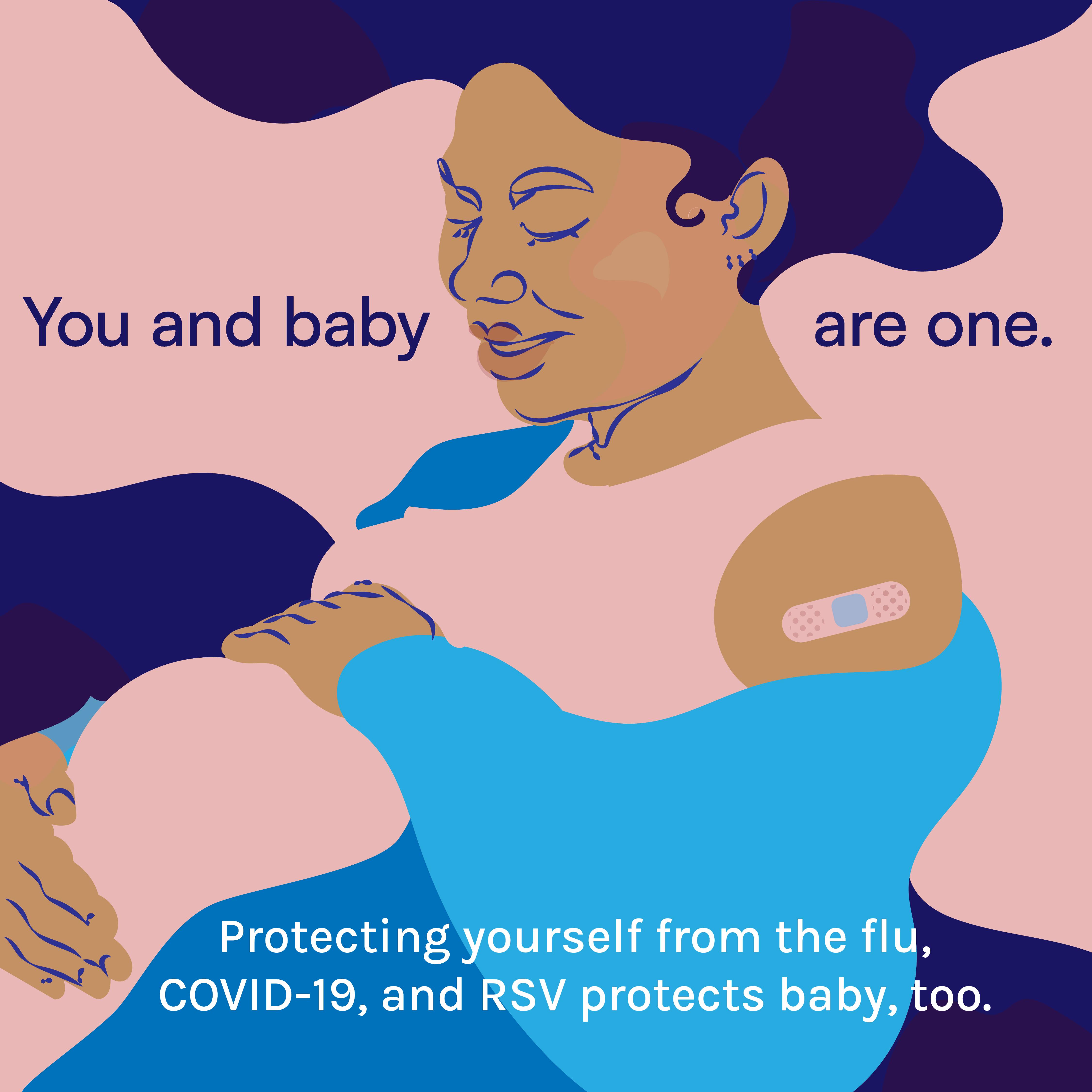 Flu, COVID-19, and RSV vaccines during pregnancy protect you and your baby