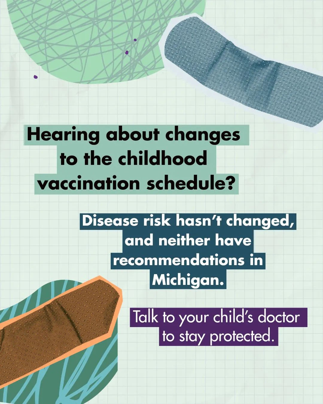 Vaccine recommendations in Michigan haven't changed