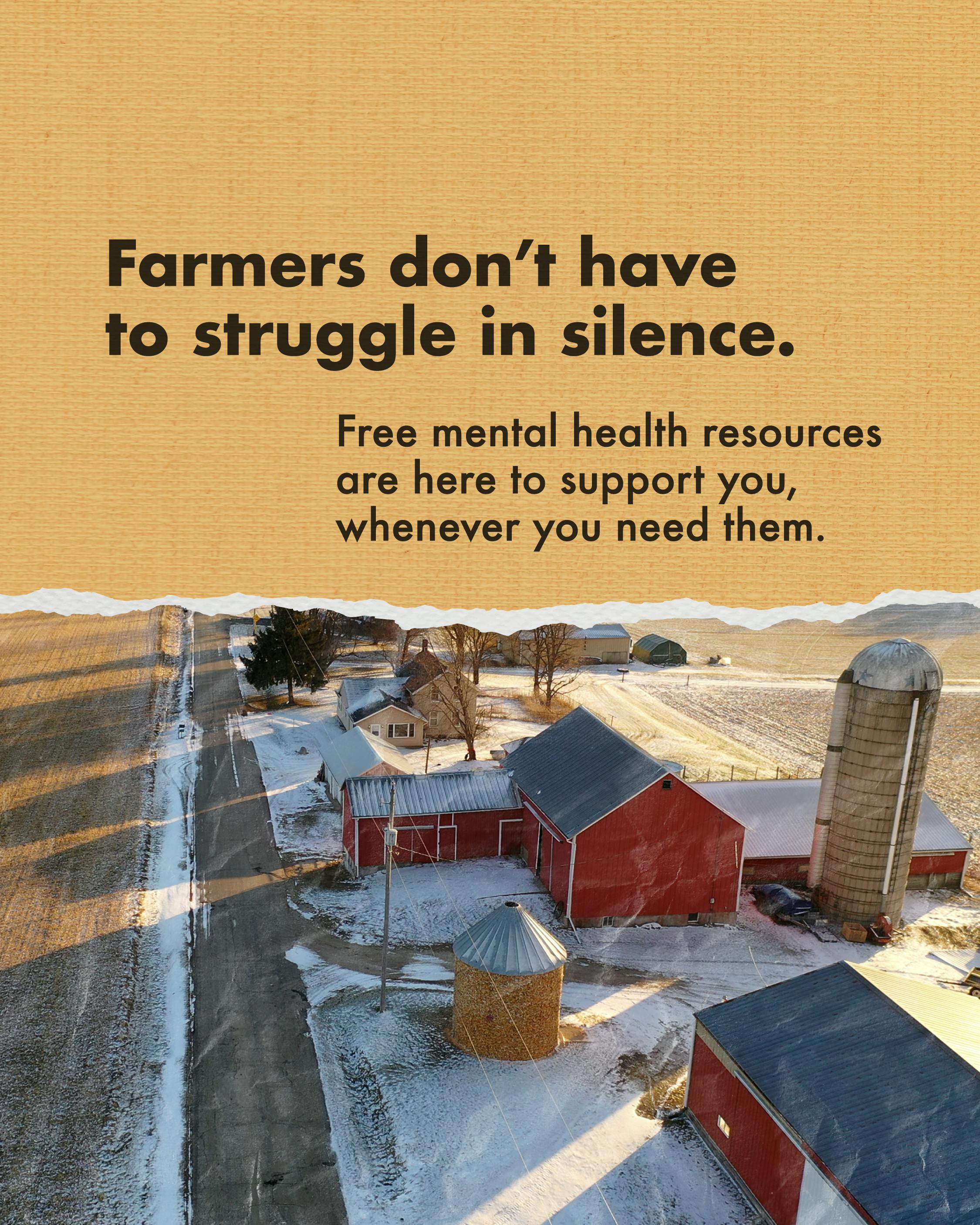 Mental health resources for farmers are available in Michigan