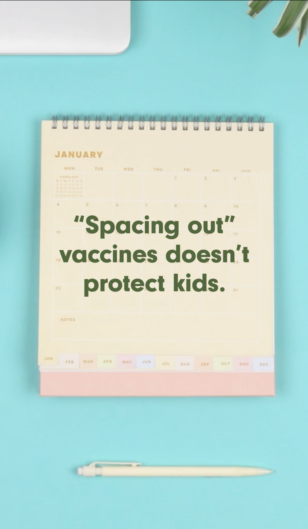 "Spacing out" vaccines doesn't protect kids