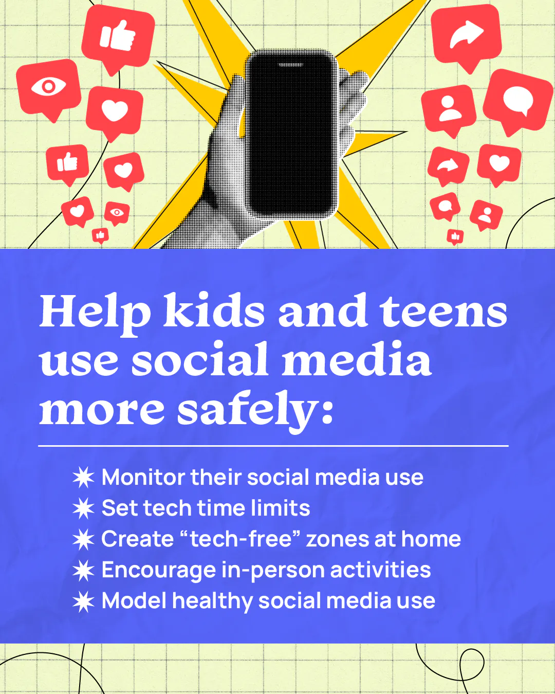 Help youth use social media more safely