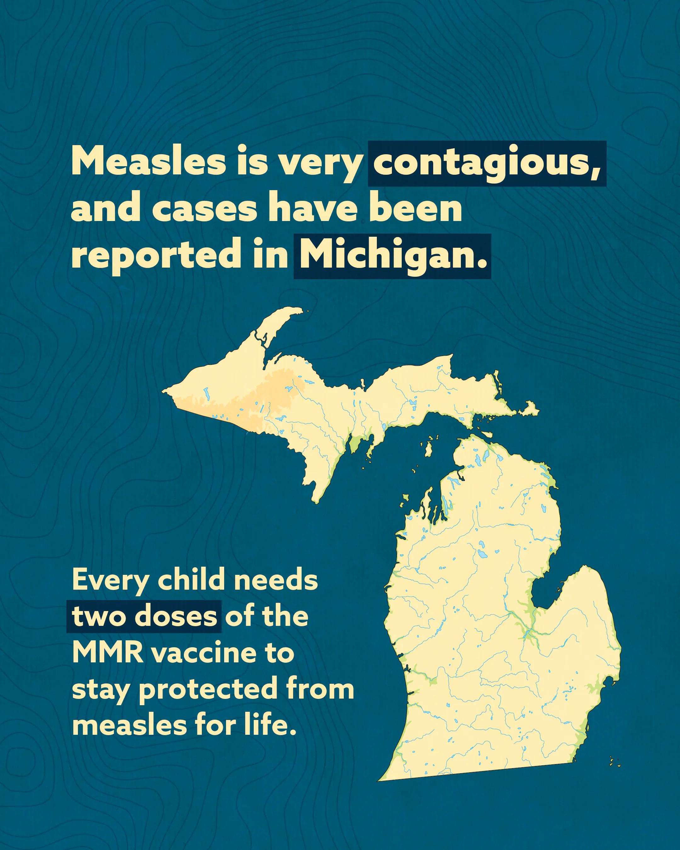 Every child needs two doses of the MMR vaccine to protect against measles