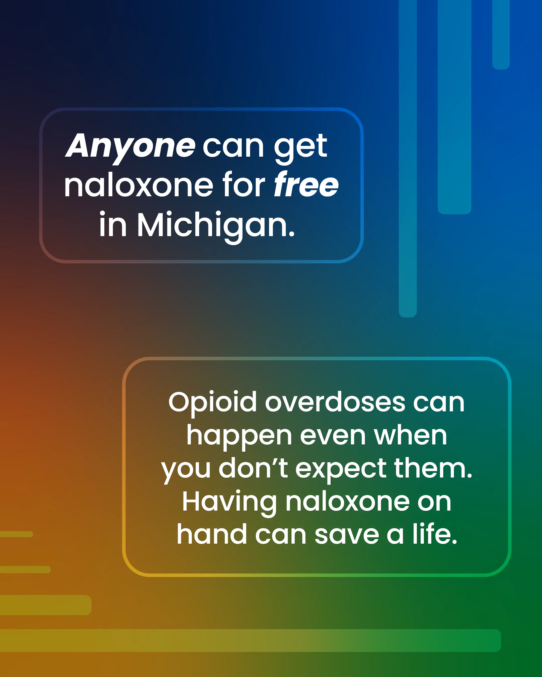 Anyone can get free naloxone in Michigan to save a life