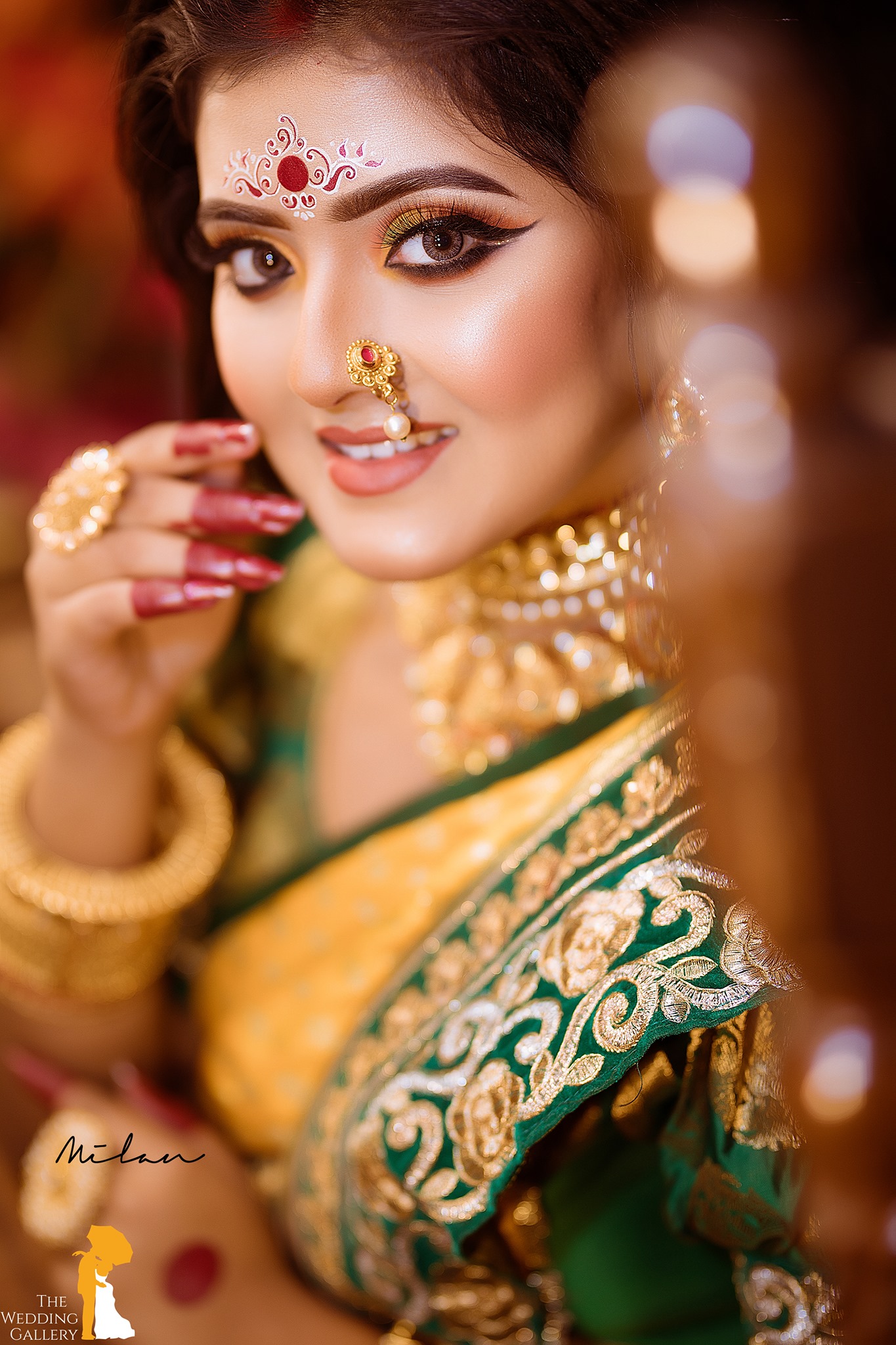 bengali bridal saree design