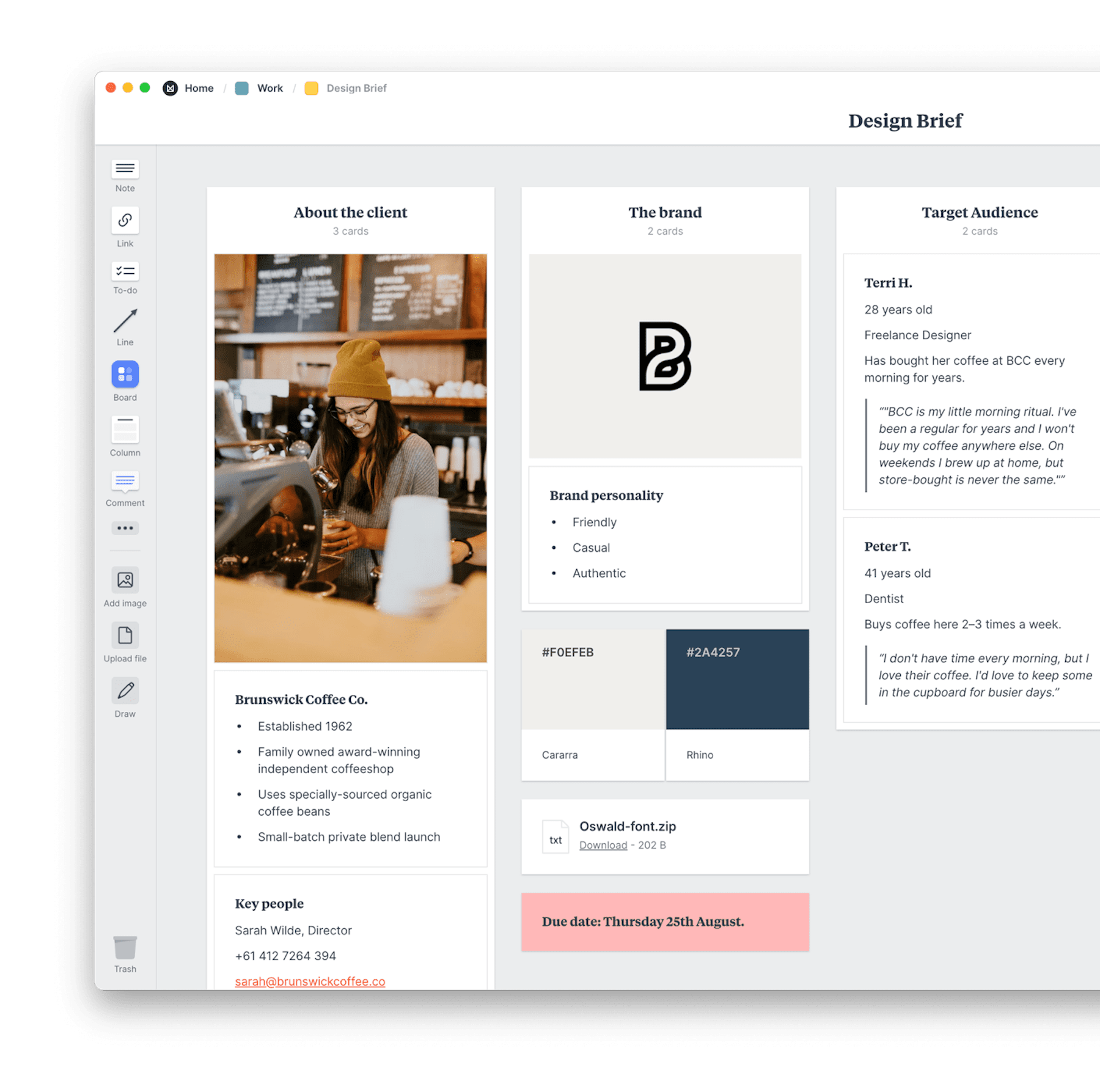 Visual Workspace For UX/UI Designers Milanote
