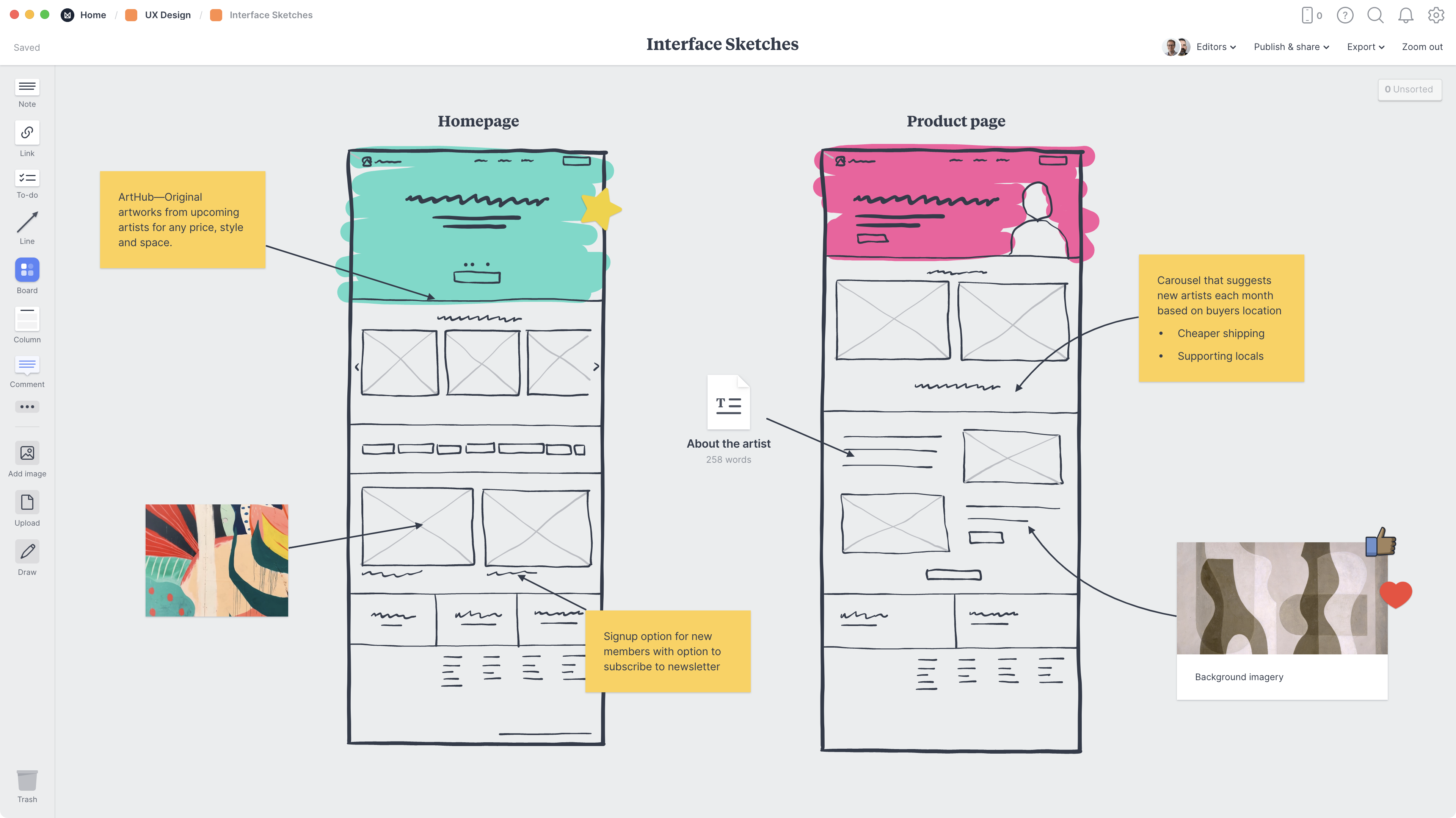 The importance of sketching in web design | Secret Stache